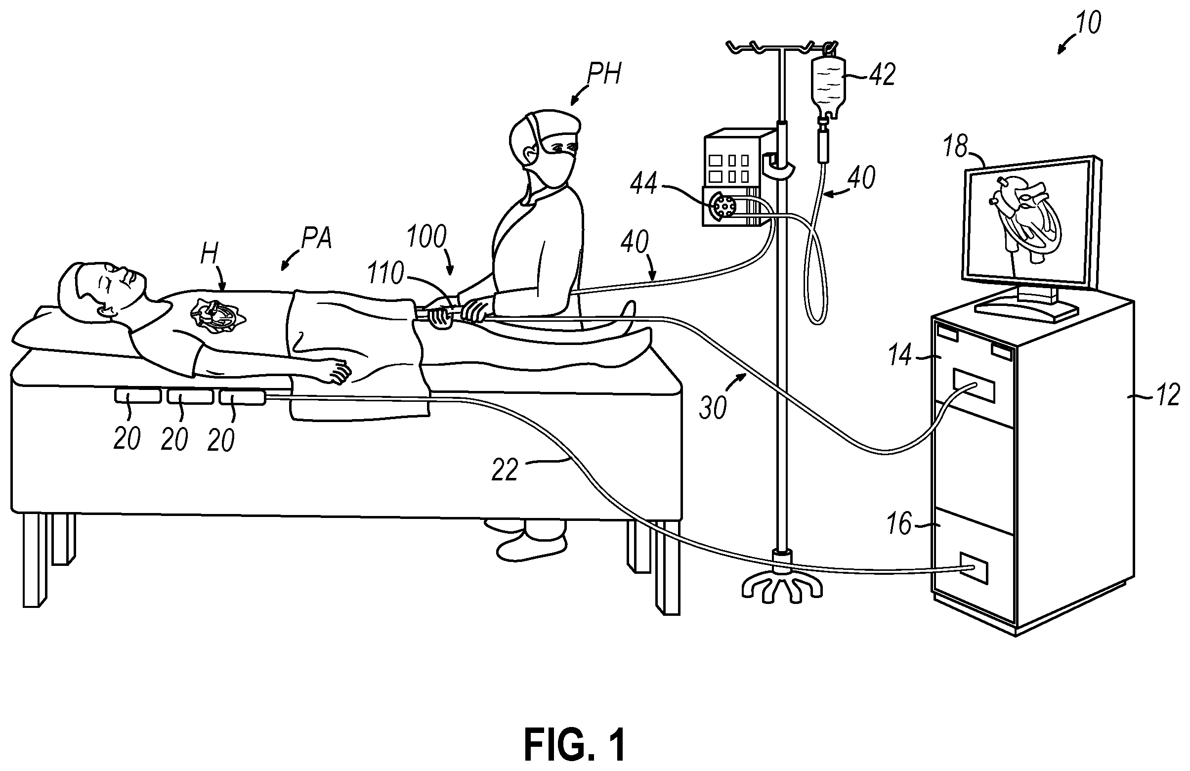 Patent US12426945 Figure 1 – Catheter with thin-film electrodes on expandable mechanical structure