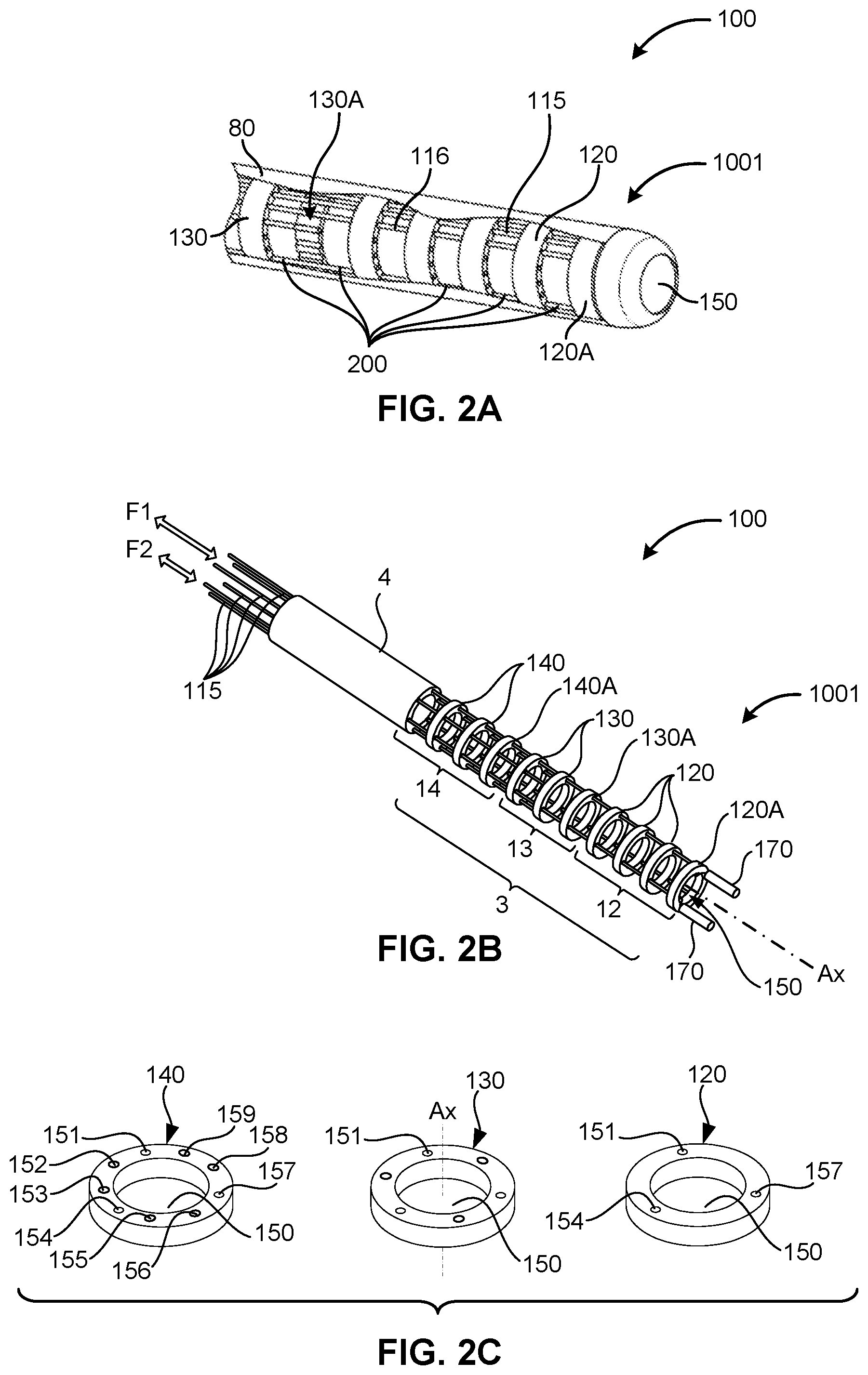Patent US12426957 Figure 3 – Bendable medical device with multiple position sensors
