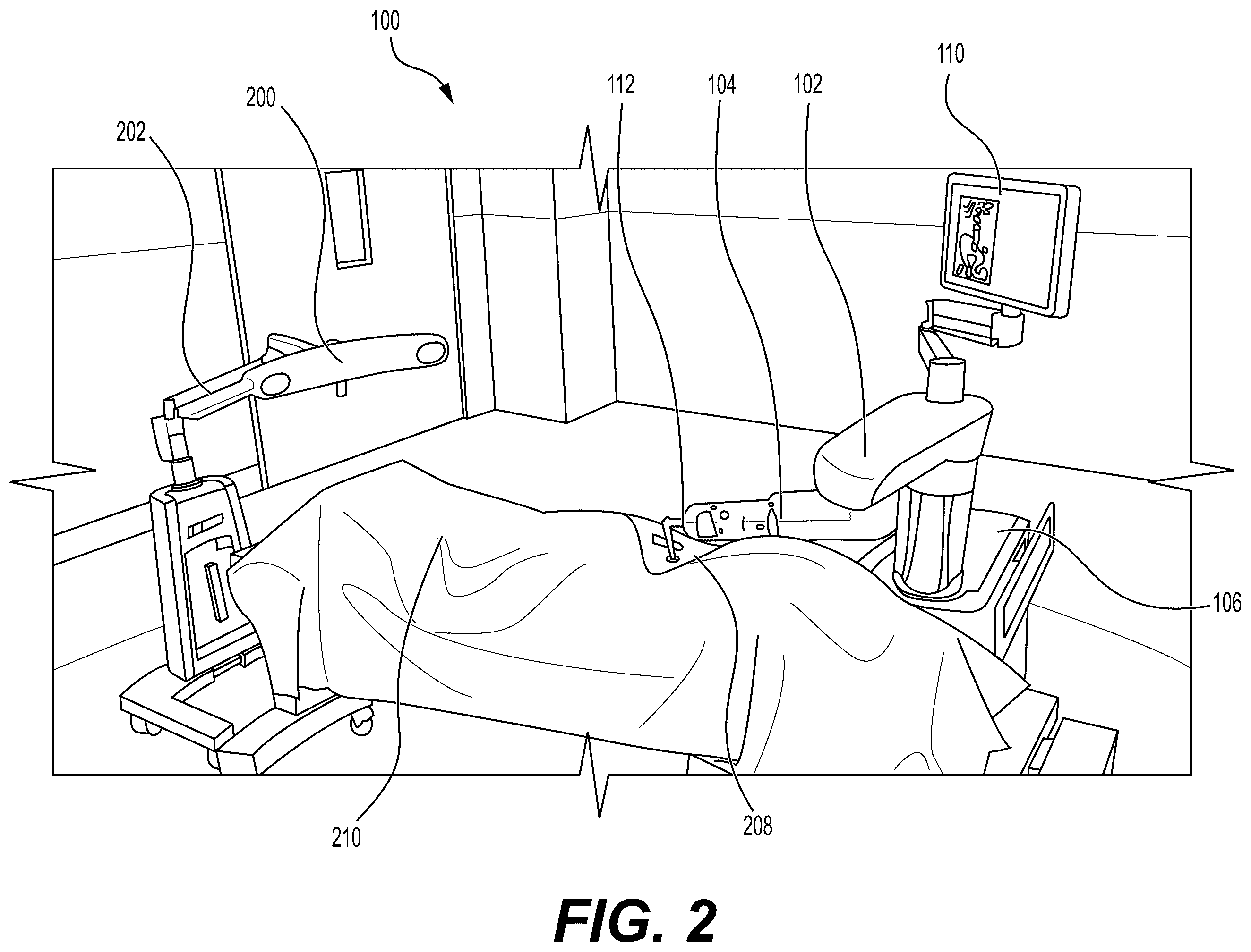 Patent US12426958 Figure 2 – Navigated pelvic implant system and associated method of use