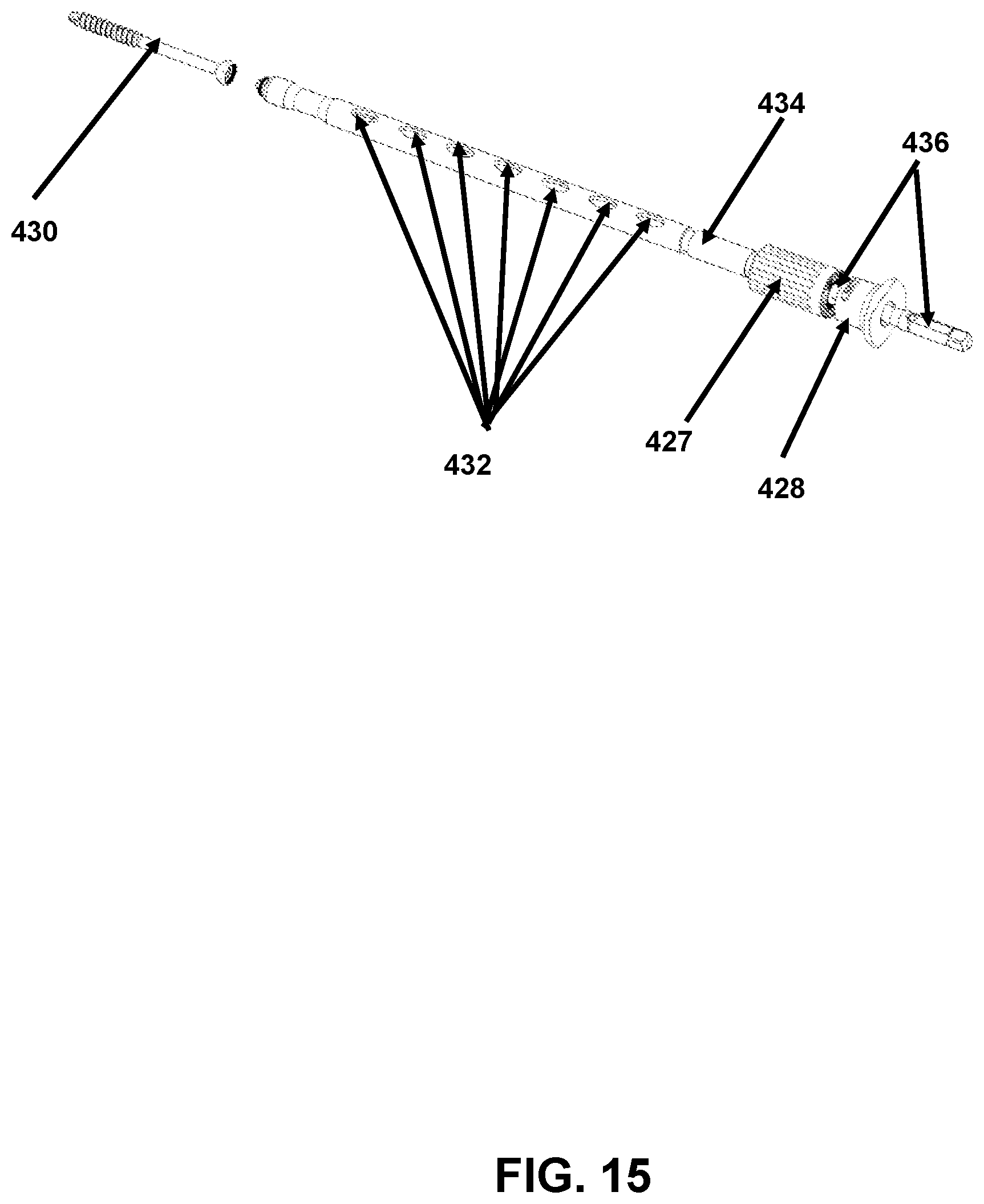 Patent US12426958 Figure 15 – Navigated pelvic implant system and associated method of use