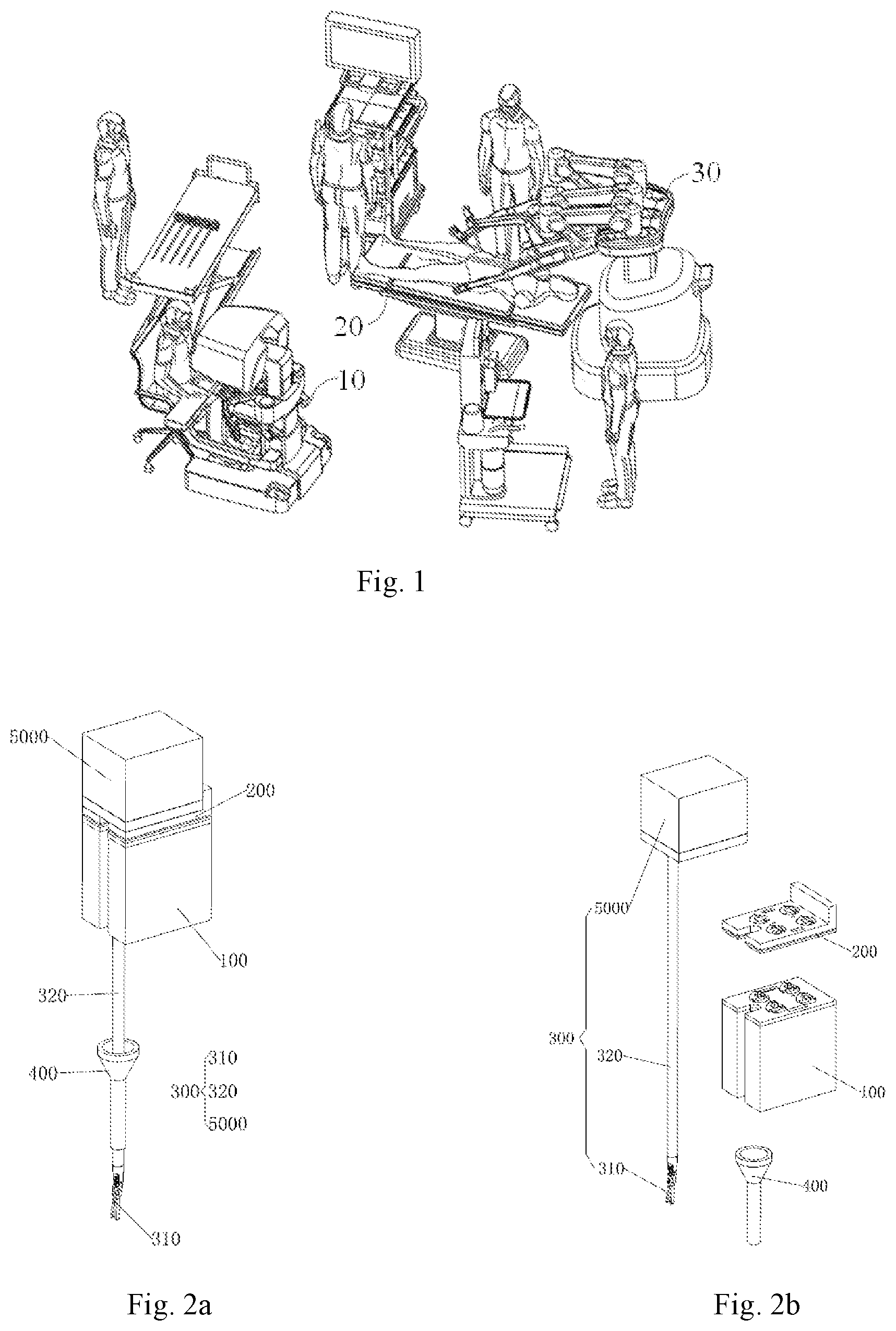 Patent US12426963 Figure 1 – Transmission, driving, and sterile assemblies, surgical instrument and system, and surgical robot