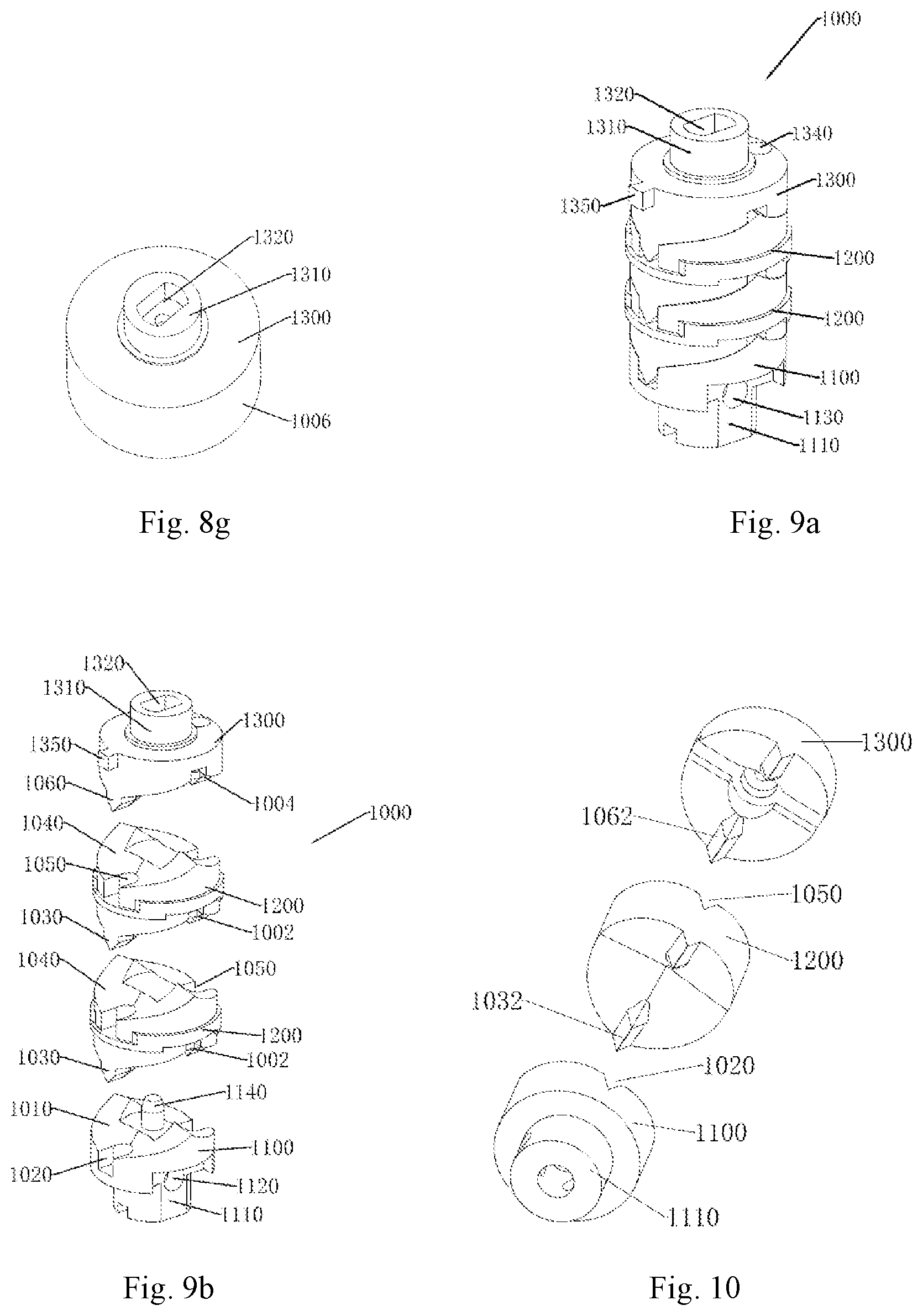 Patent US12426963 Figure 8 – Transmission, driving, and sterile assemblies, surgical instrument and system, and surgical robot