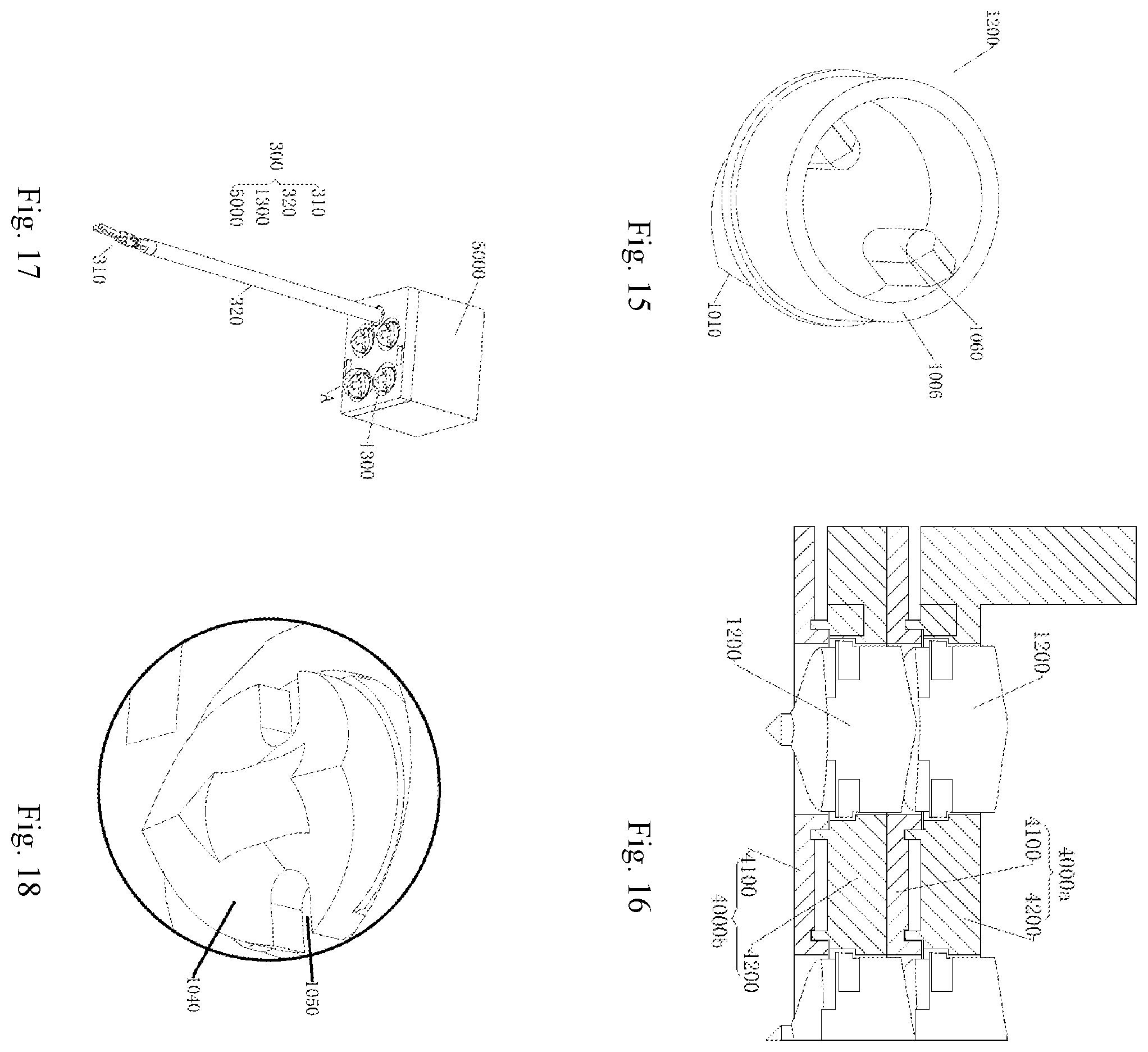 Patent US12426963 Figure 10 – Transmission, driving, and sterile assemblies, surgical instrument and system, and surgical robot
