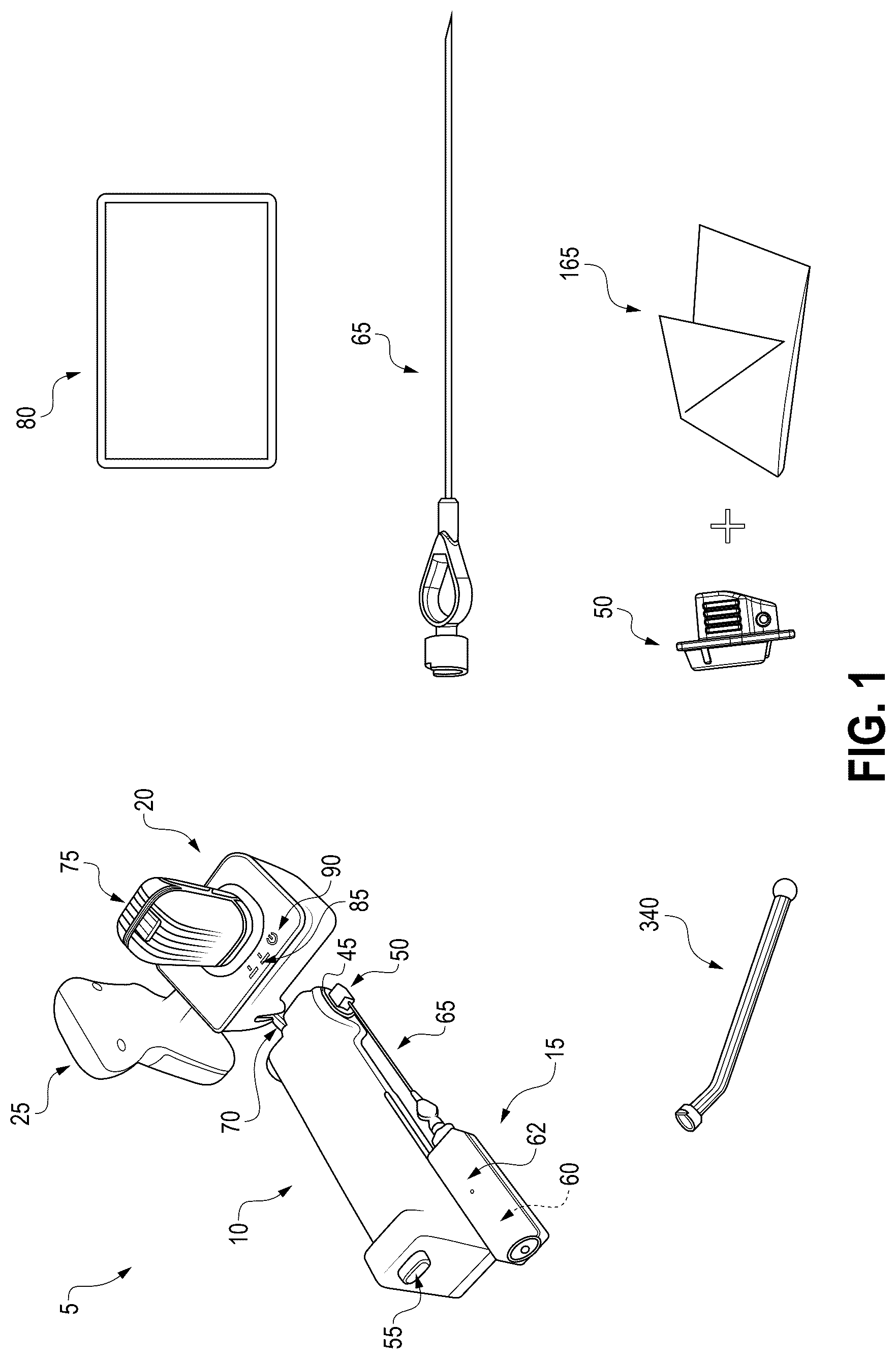 Patent US12426965 — Image-guided robotic arm for inserting a penetrating member into a body lumen — Figure 1
