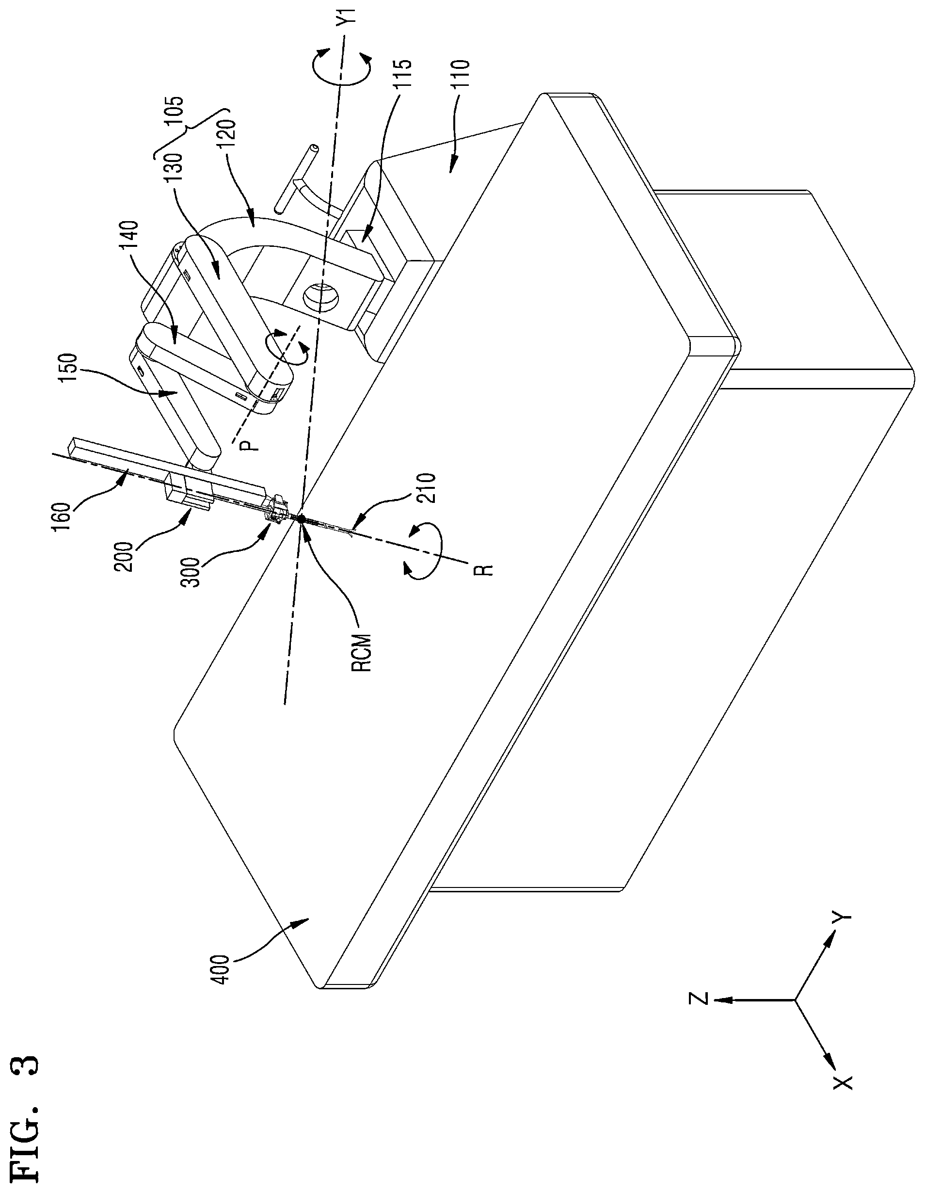 Patent US12426967 Figure 3 – Surgical robot arm