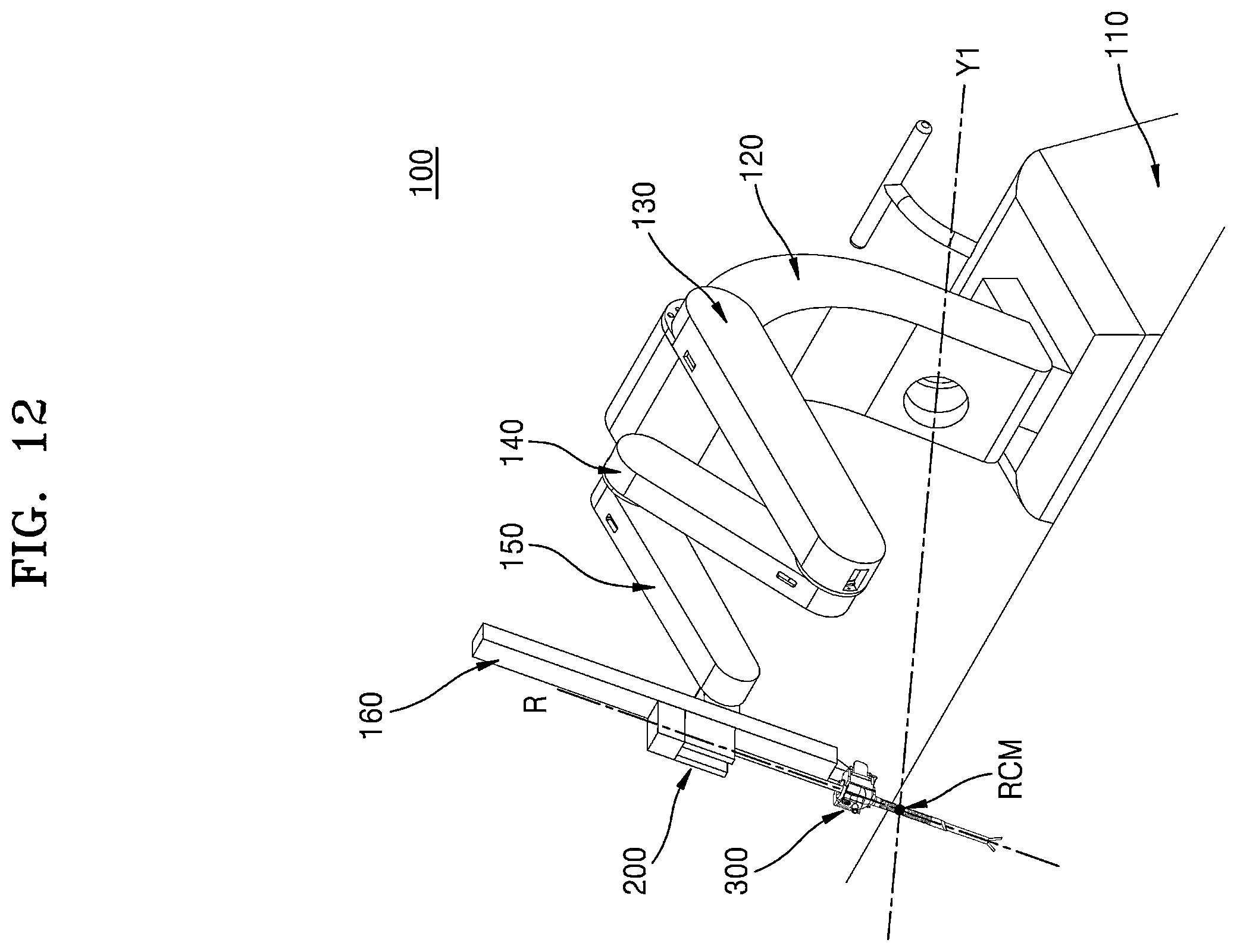 Patent US12426967 Figure 12 – Surgical robot arm