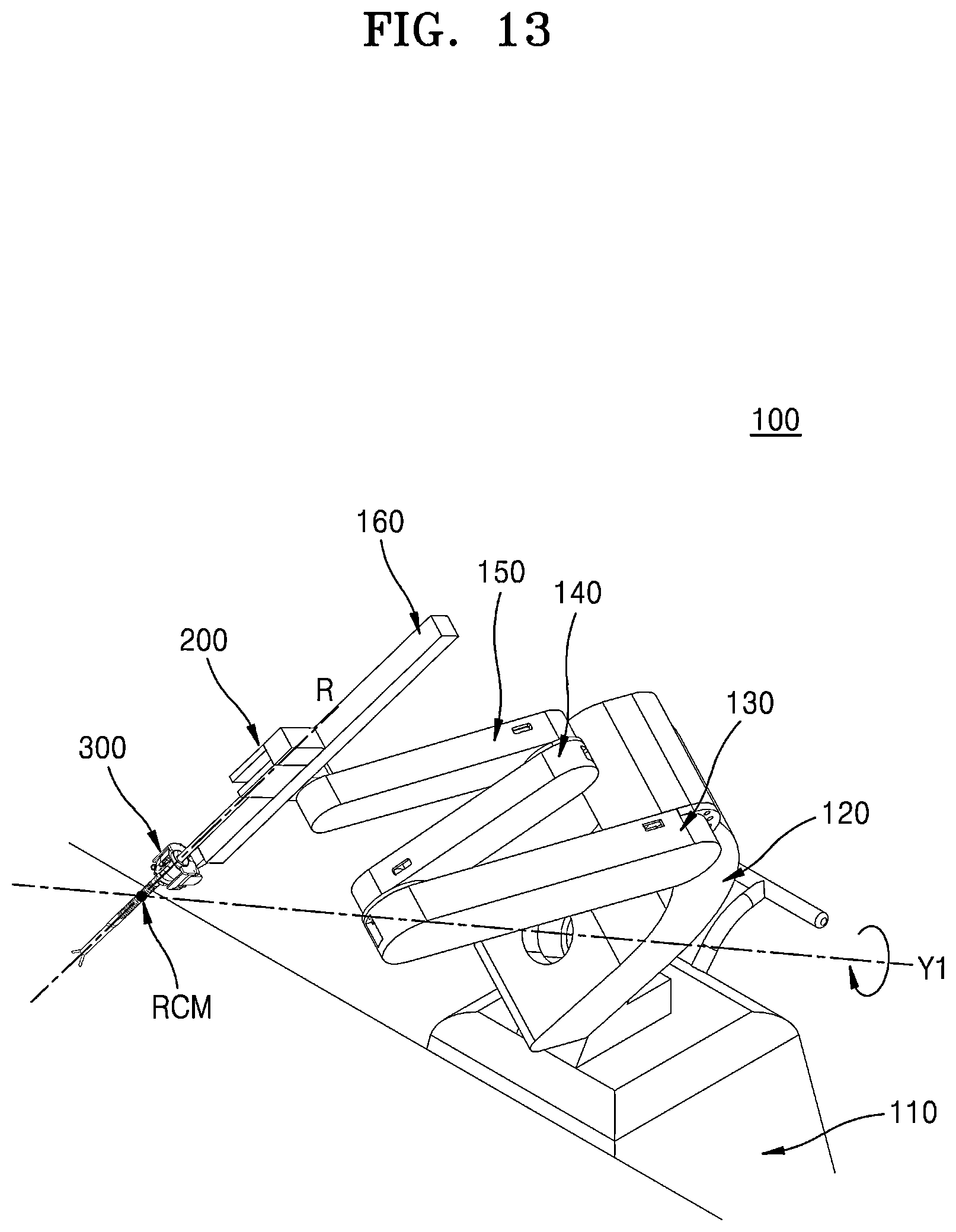 Patent US12426967 Figure 13 – Surgical robot arm