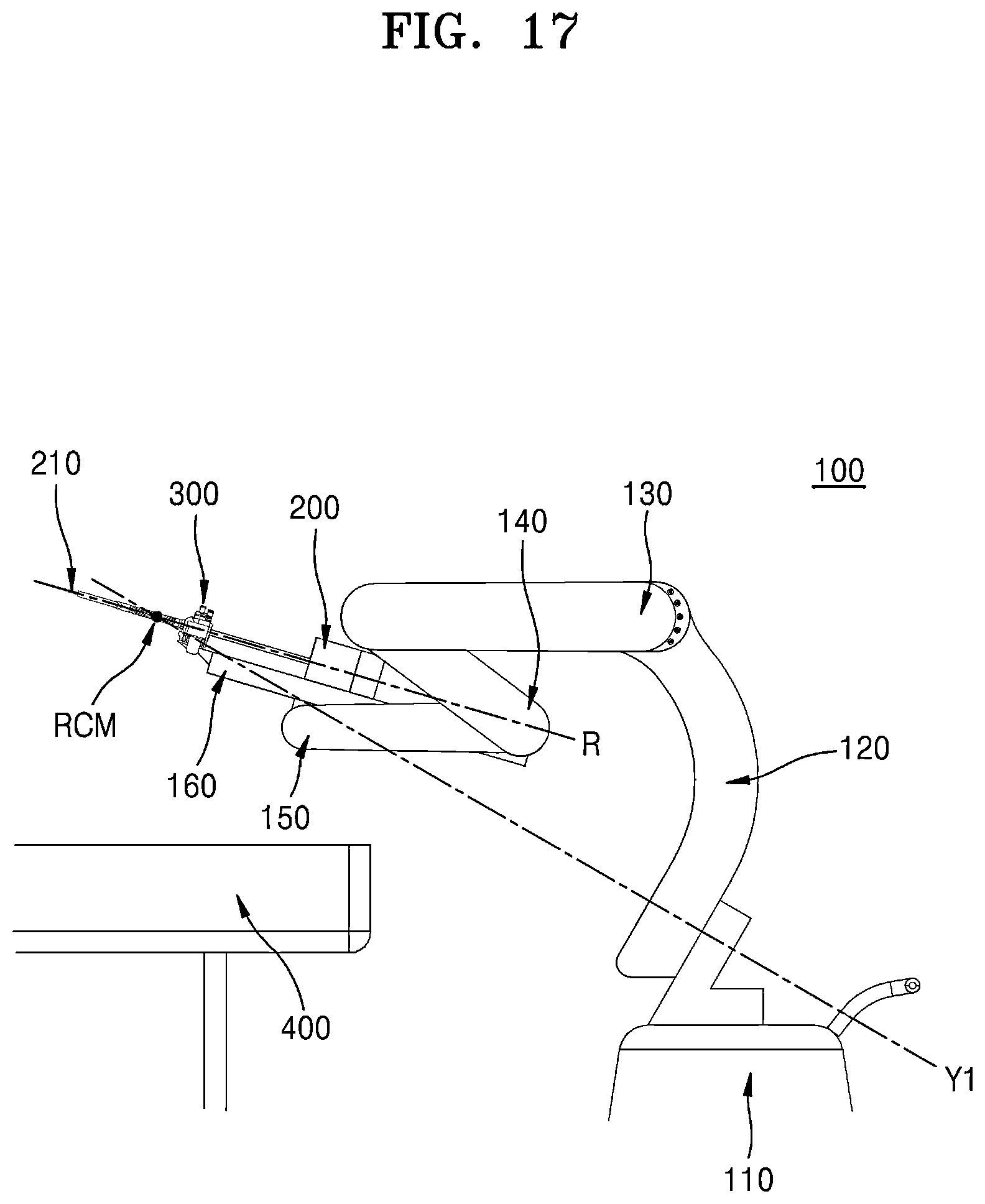 Patent US12426967 Figure 17 – Surgical robot arm