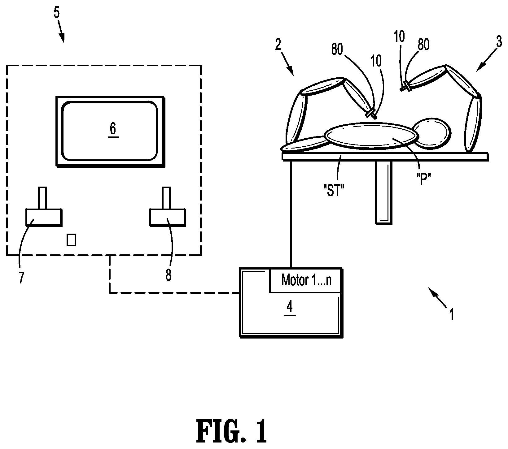 Patent US12426971 — Surgical robotic systems — Figure 1