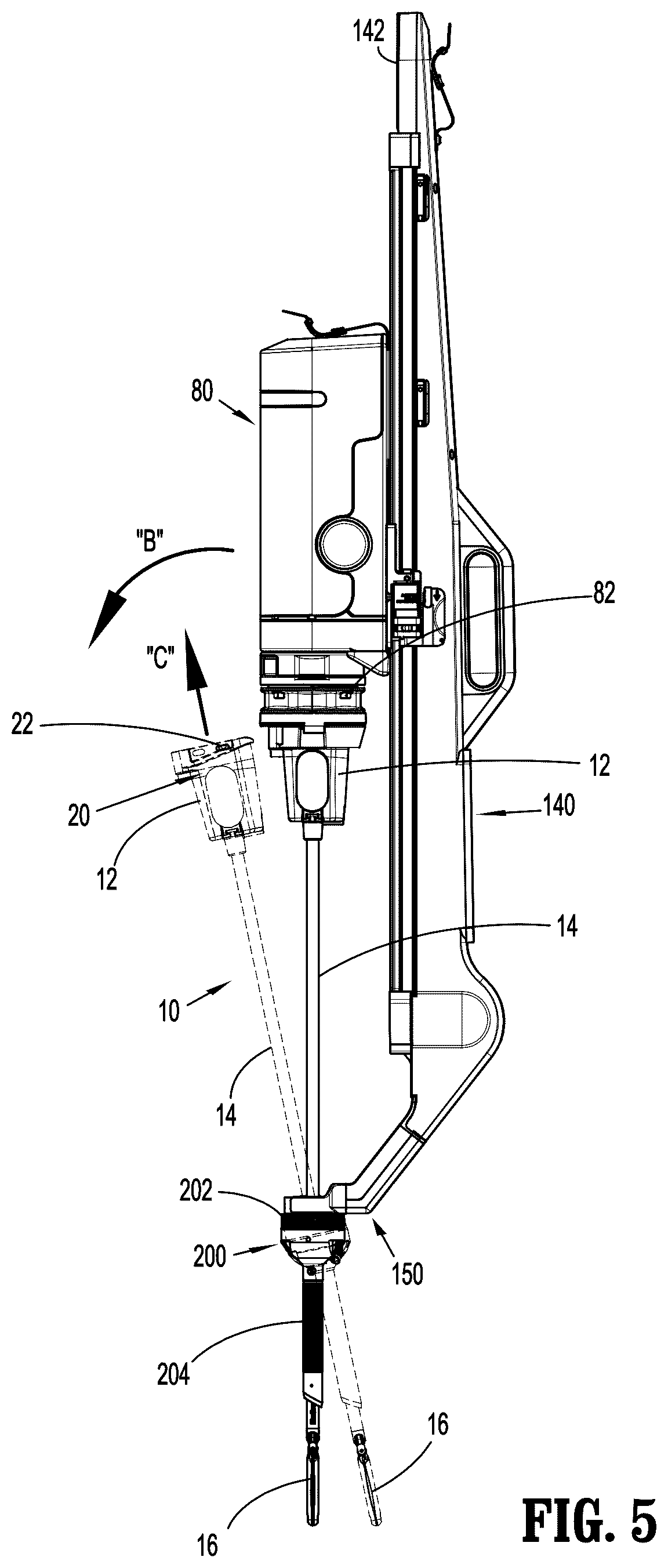 Patent US12426971 Figure 5 – Surgical robotic systems