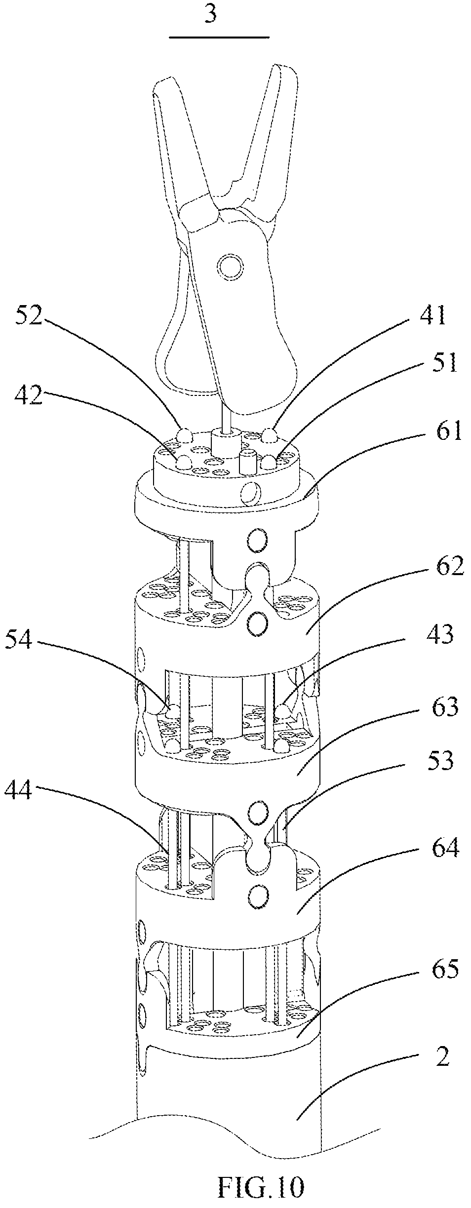 Patent US12426972 Figure 8 – Operating arm and surgical robot