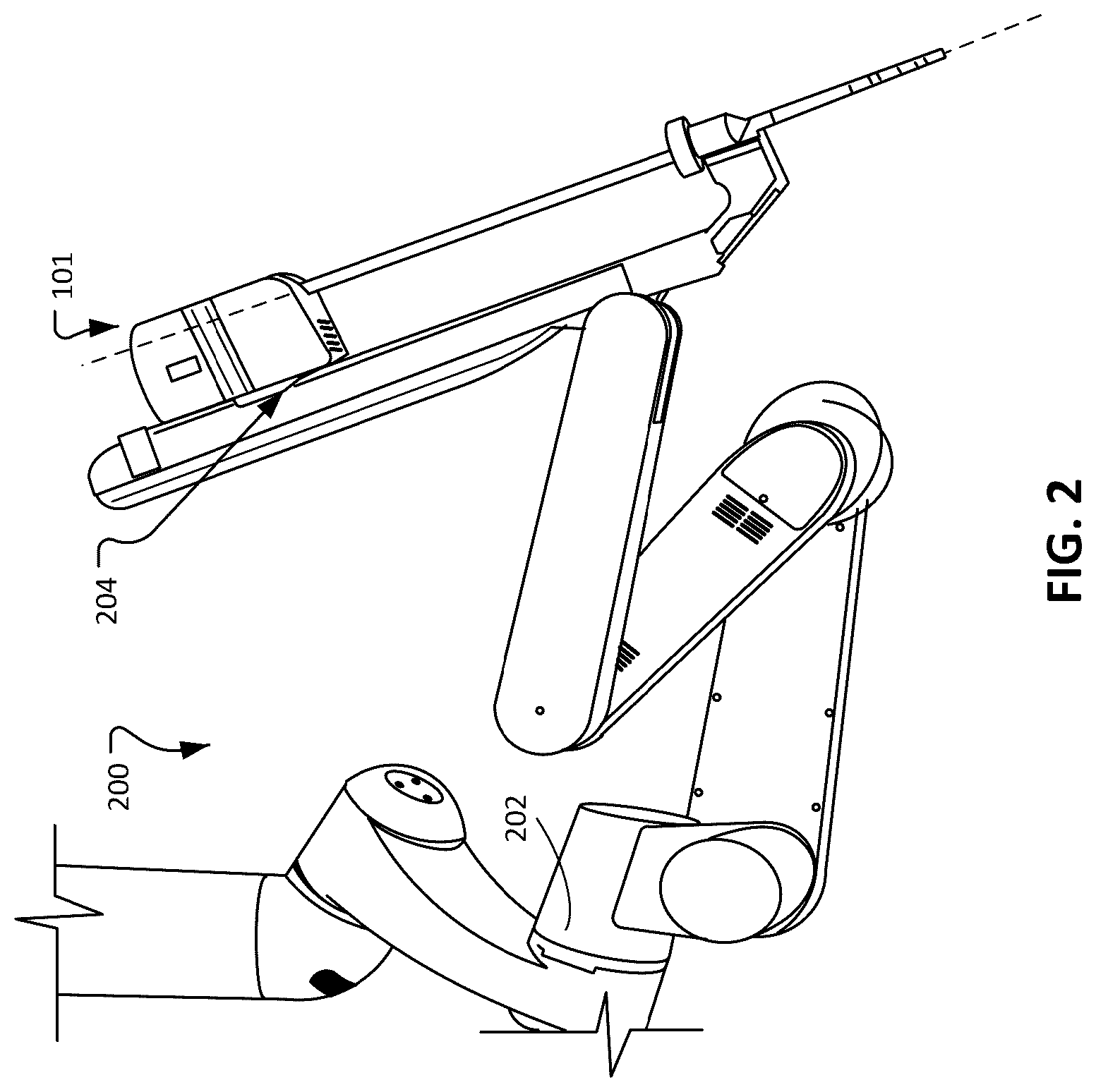 Patent US12426974 Figure 2 – Systems to apply preload tension for surgical instruments and related methods