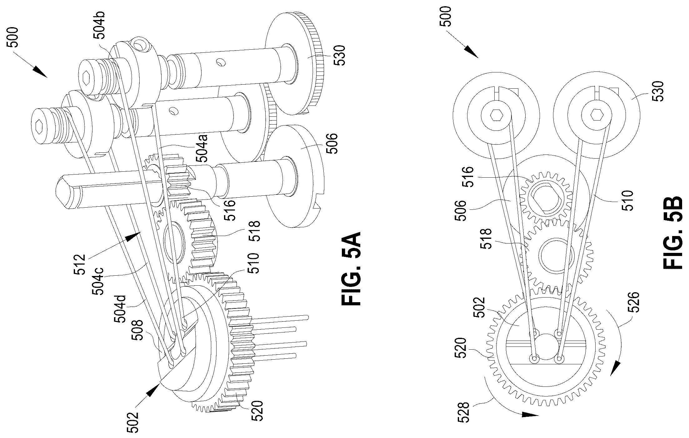 Patent US12426974 Figure 5 – Systems to apply preload tension for surgical instruments and related methods