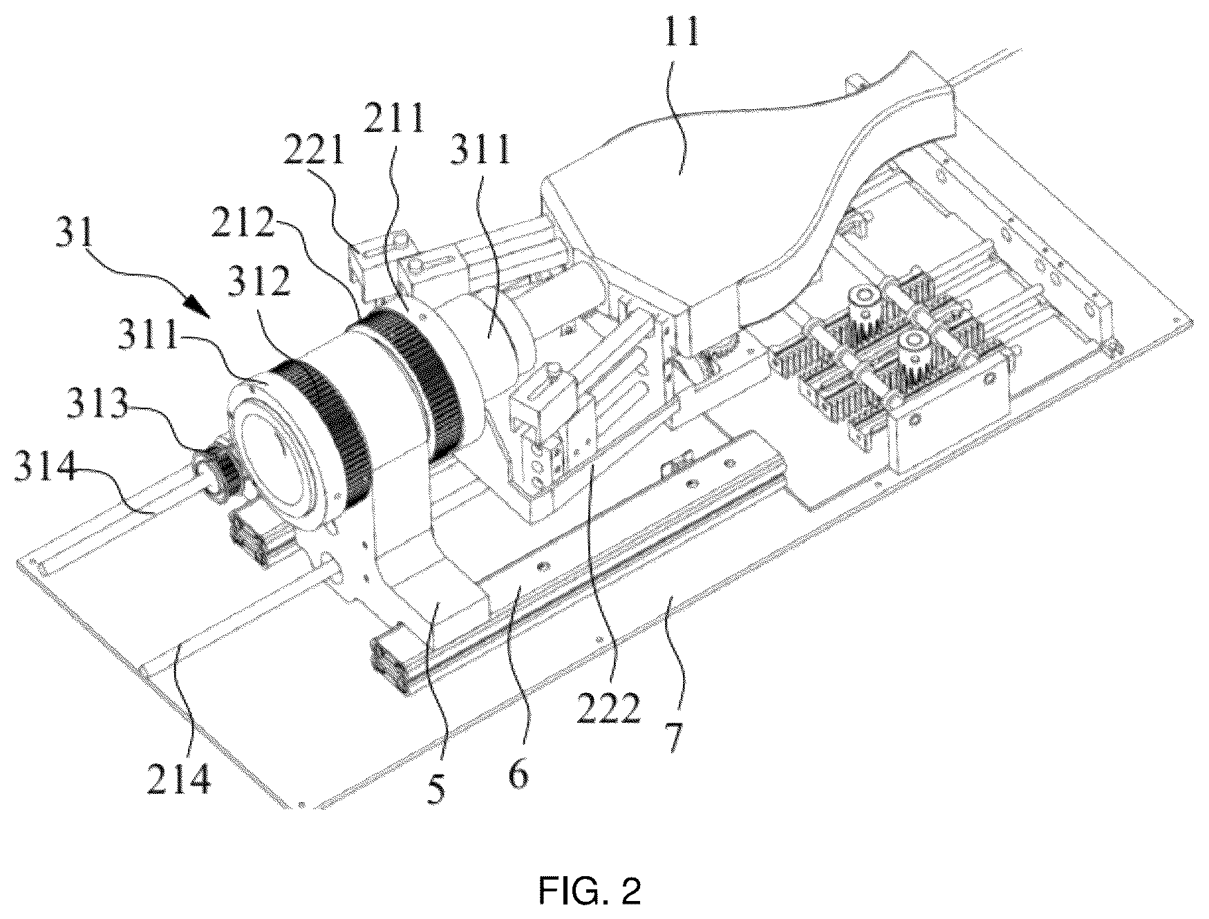 Patent US12426975 Figure 2 – Instrument drive apparatus