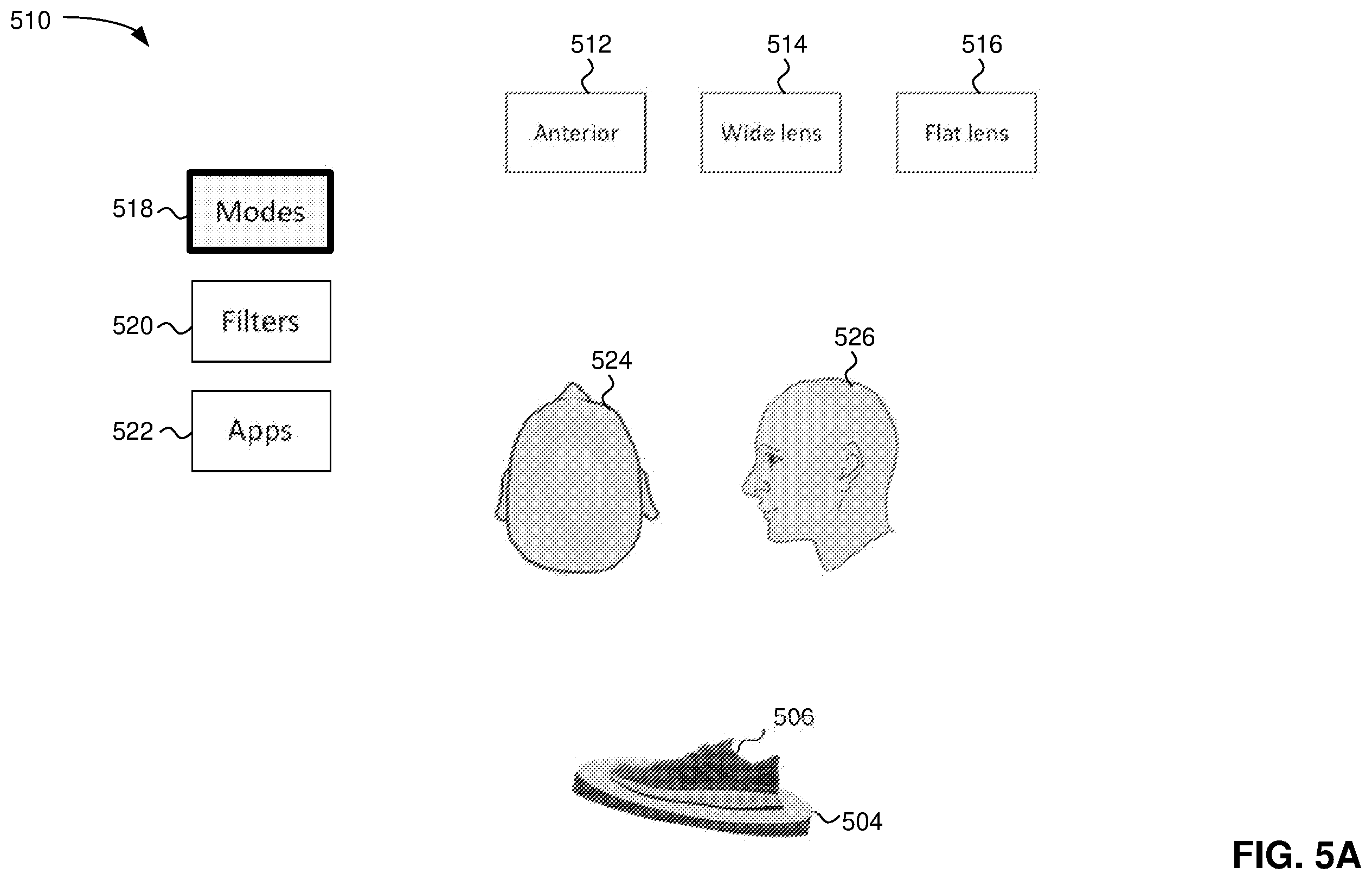 Patent US12426976 Figure 18 – User interface for controlling a surgical system