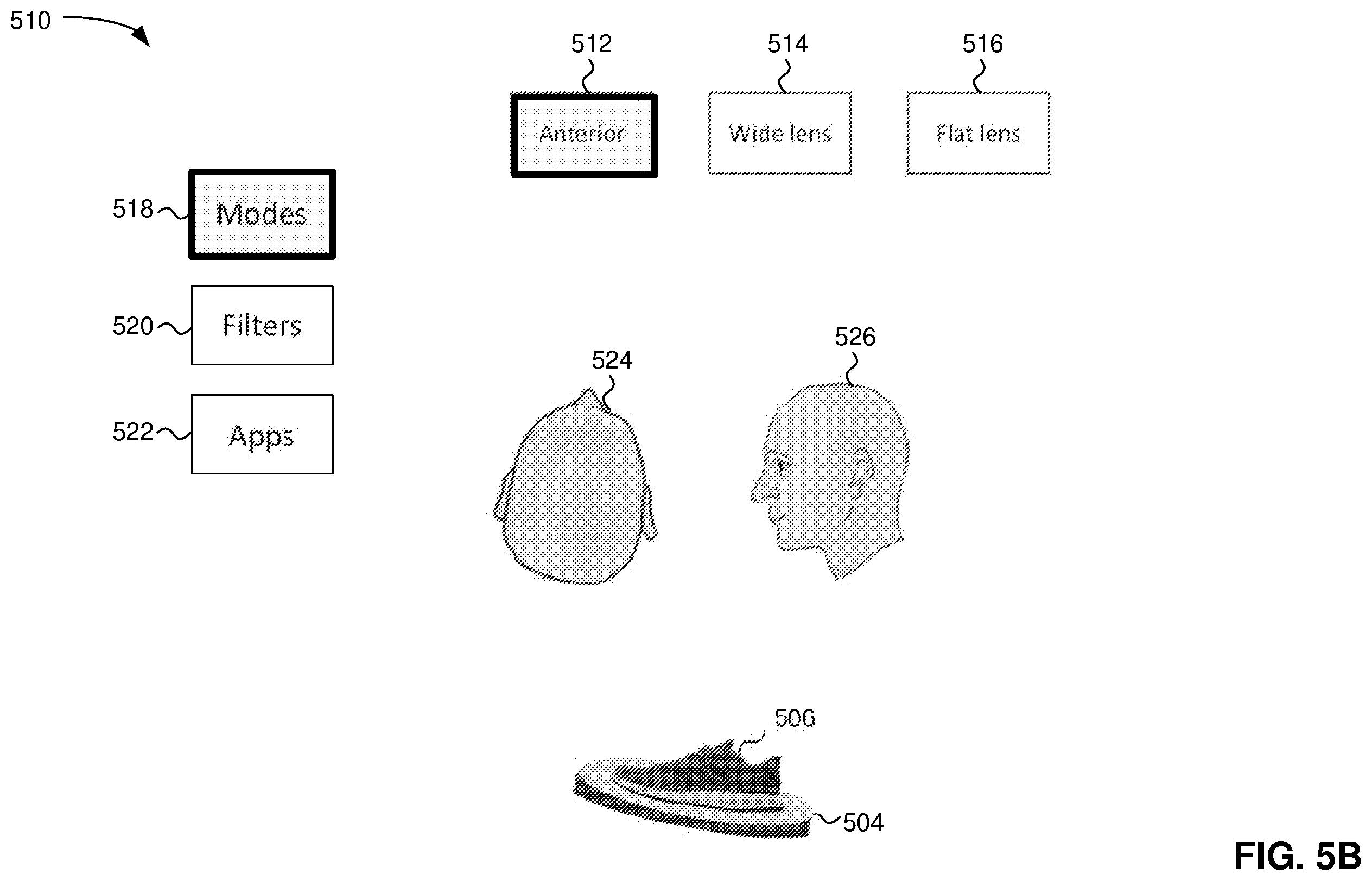 Patent US12426976 Figure 19 – User interface for controlling a surgical system