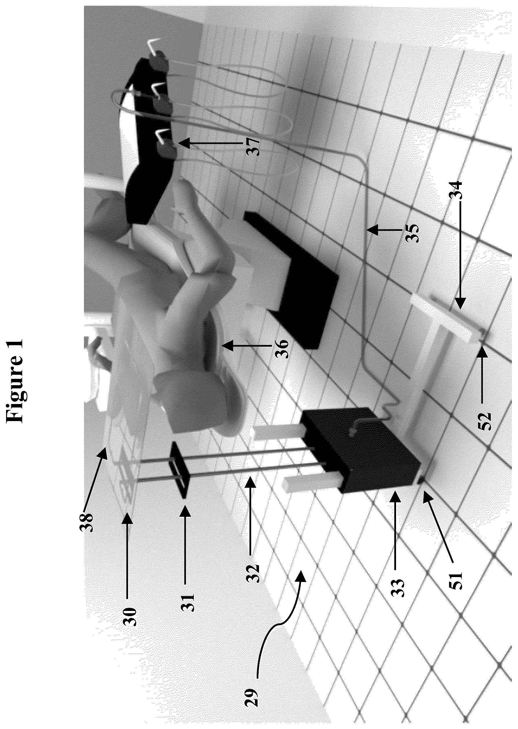 Patent US12426980 Figure 1 – Dental operatory protection table