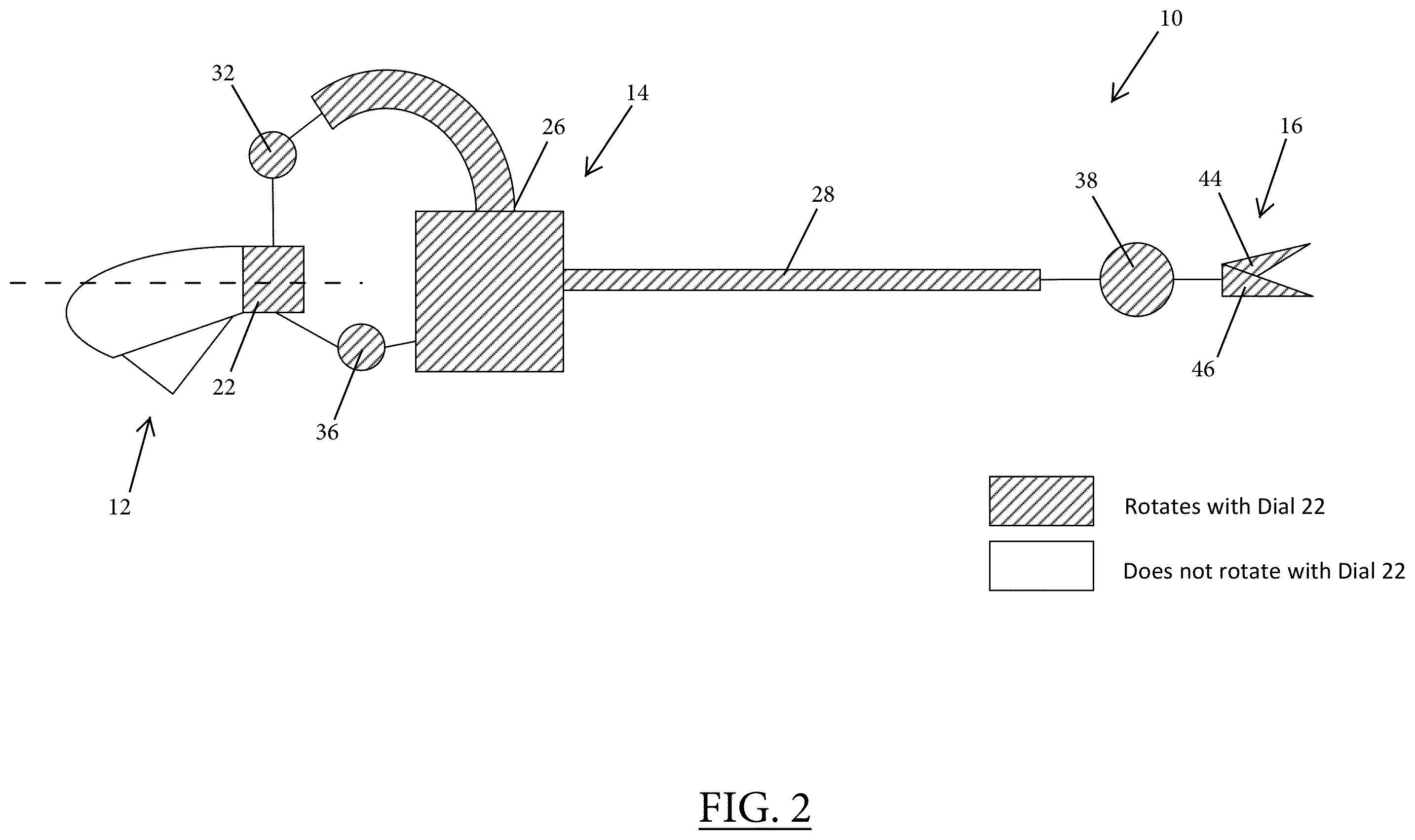 Patent US12426982 Figure 2 – Surgical tool and assembly