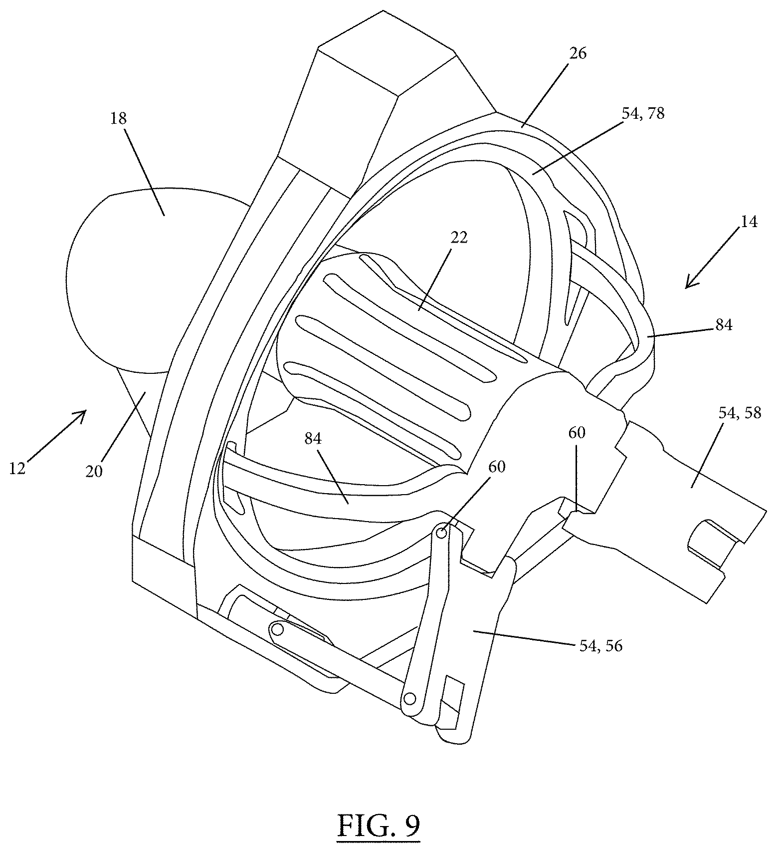 Patent US12426982 Figure 9 – Surgical tool and assembly