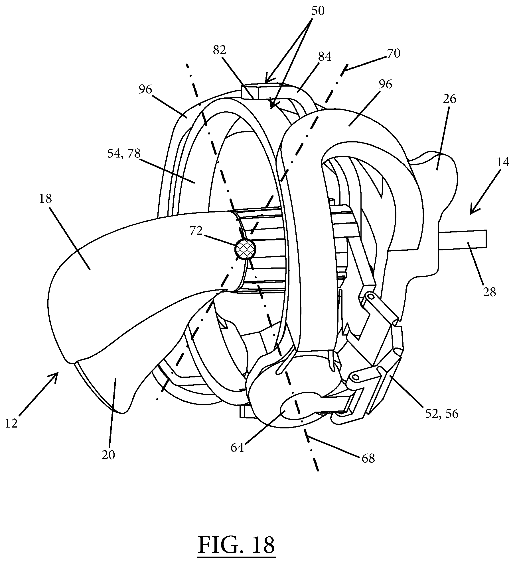 Patent US12426982 Figure 18 – Surgical tool and assembly