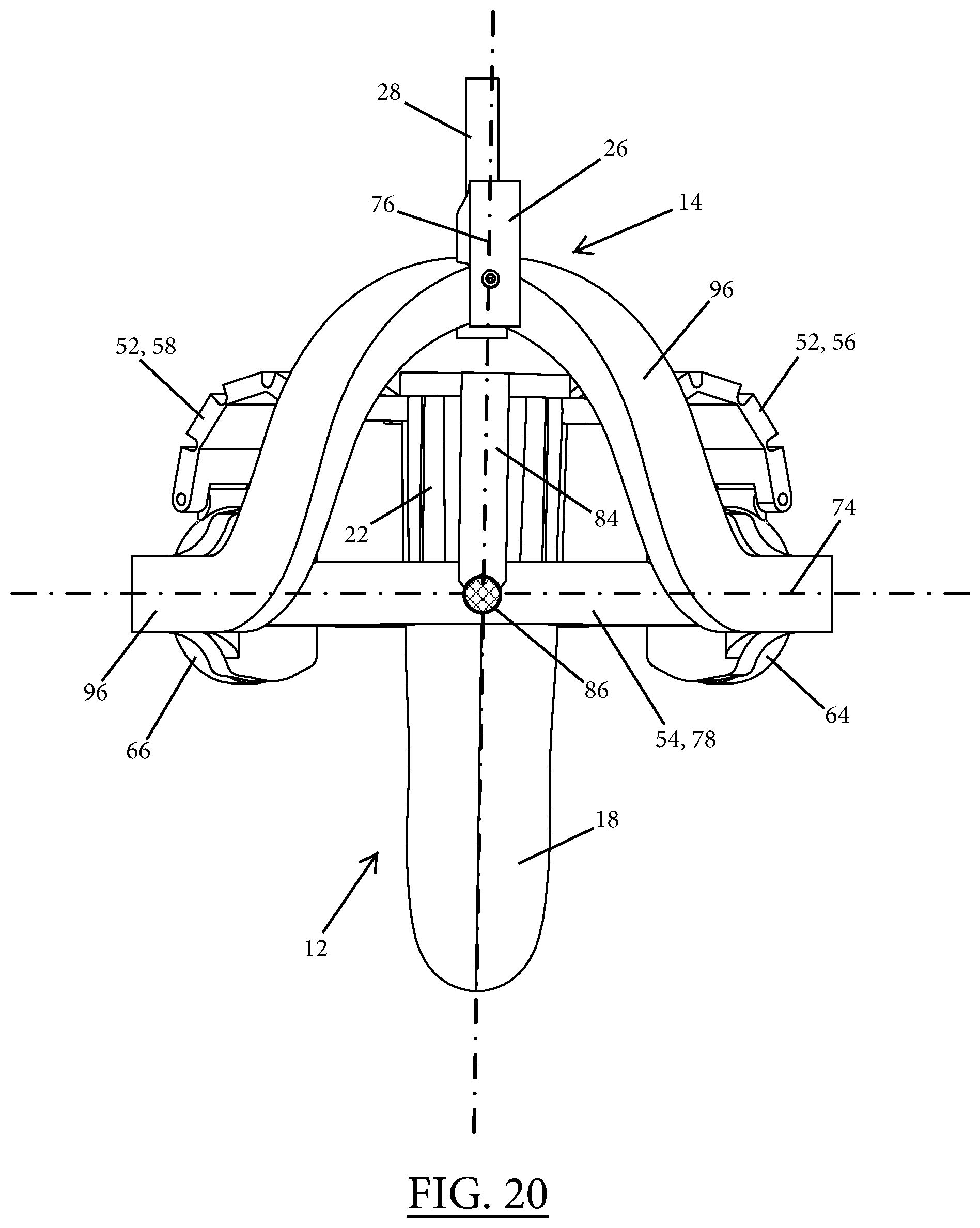 Patent US12426982 Figure 20 – Surgical tool and assembly