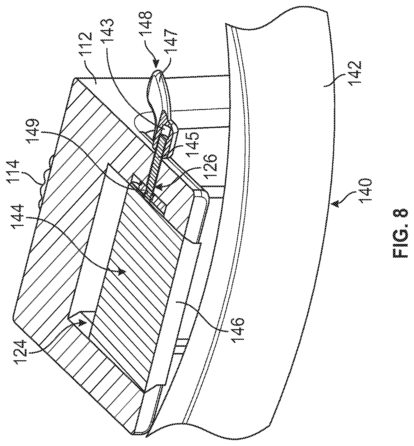 Patent US12426983 Figure 6 – Head stabilization system and method with arc features