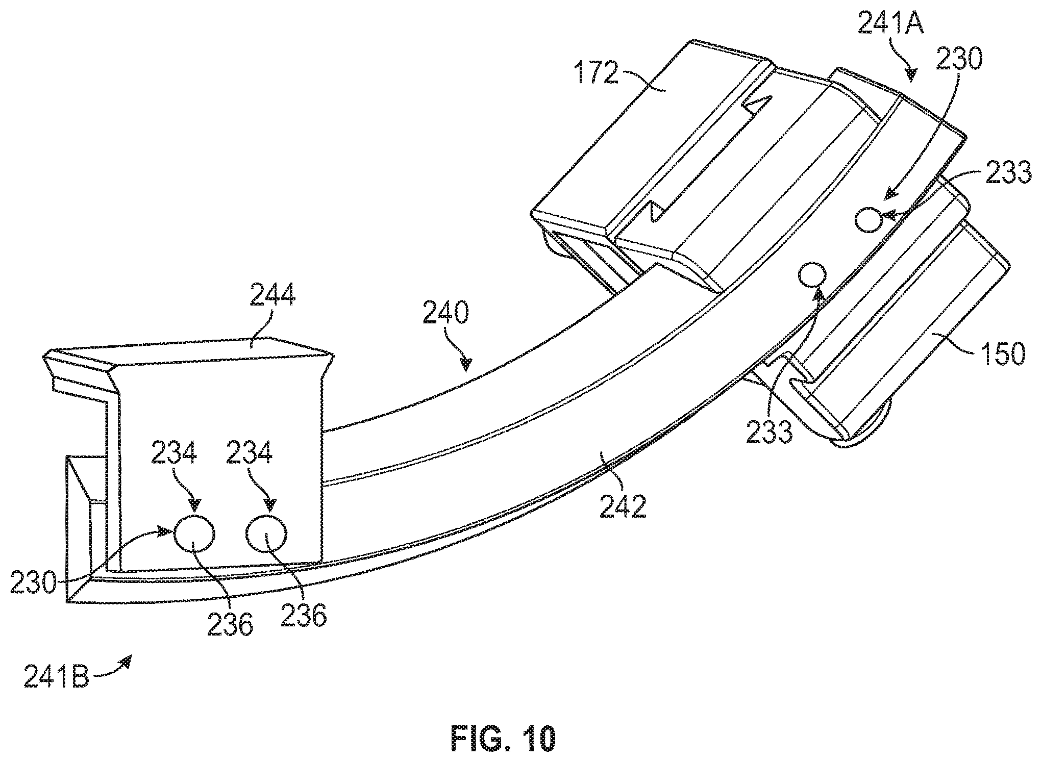 Patent US12426983 Figure 8 – Head stabilization system and method with arc features