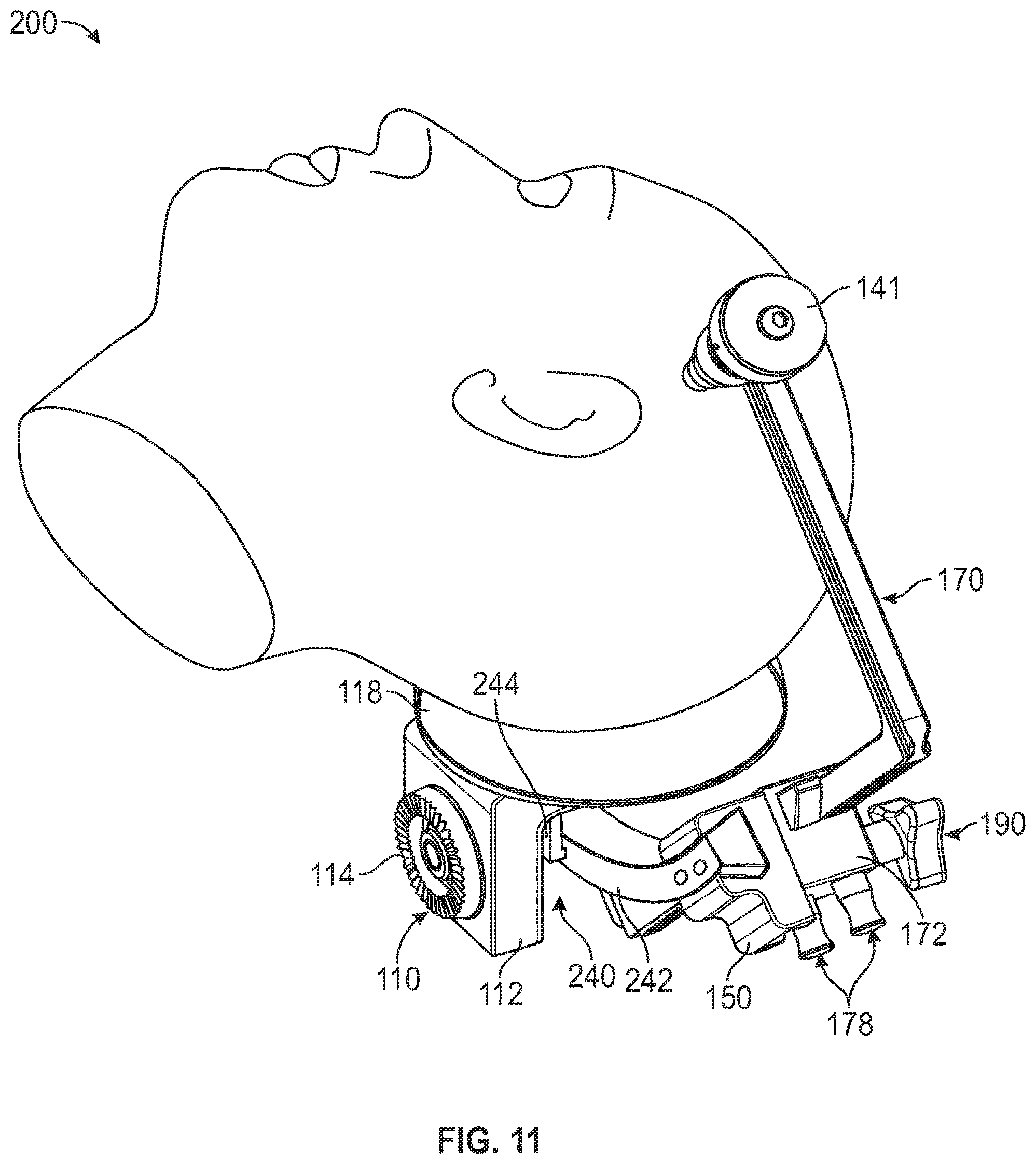 Patent US12426983 Figure 9 – Head stabilization system and method with arc features