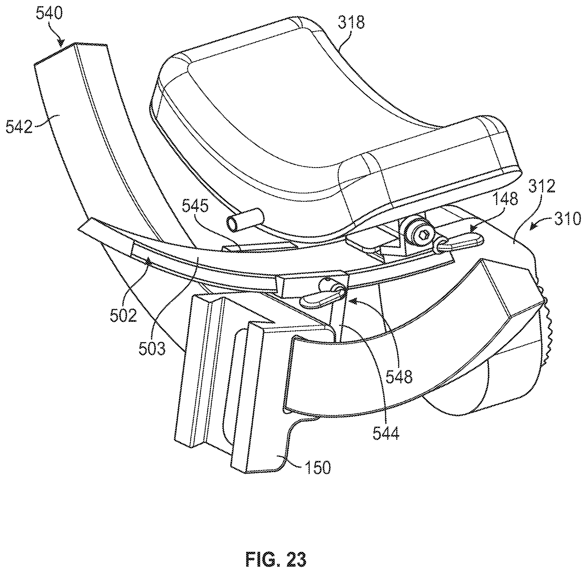 Patent US12426983 Figure 18 – Head stabilization system and method with arc features