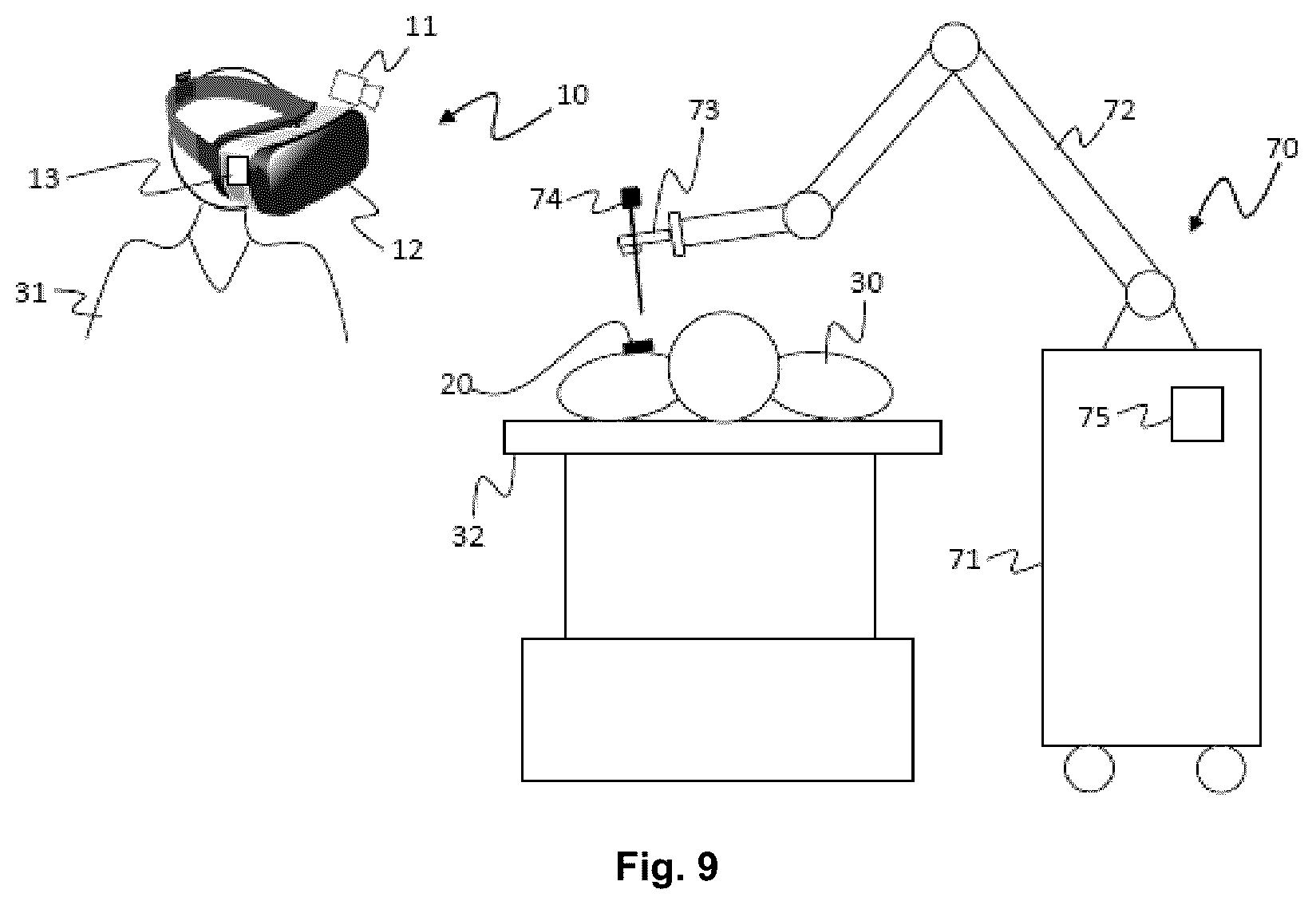 Patent US12426984 Figure 5 – Augmented-reality navigation system for a medical robot