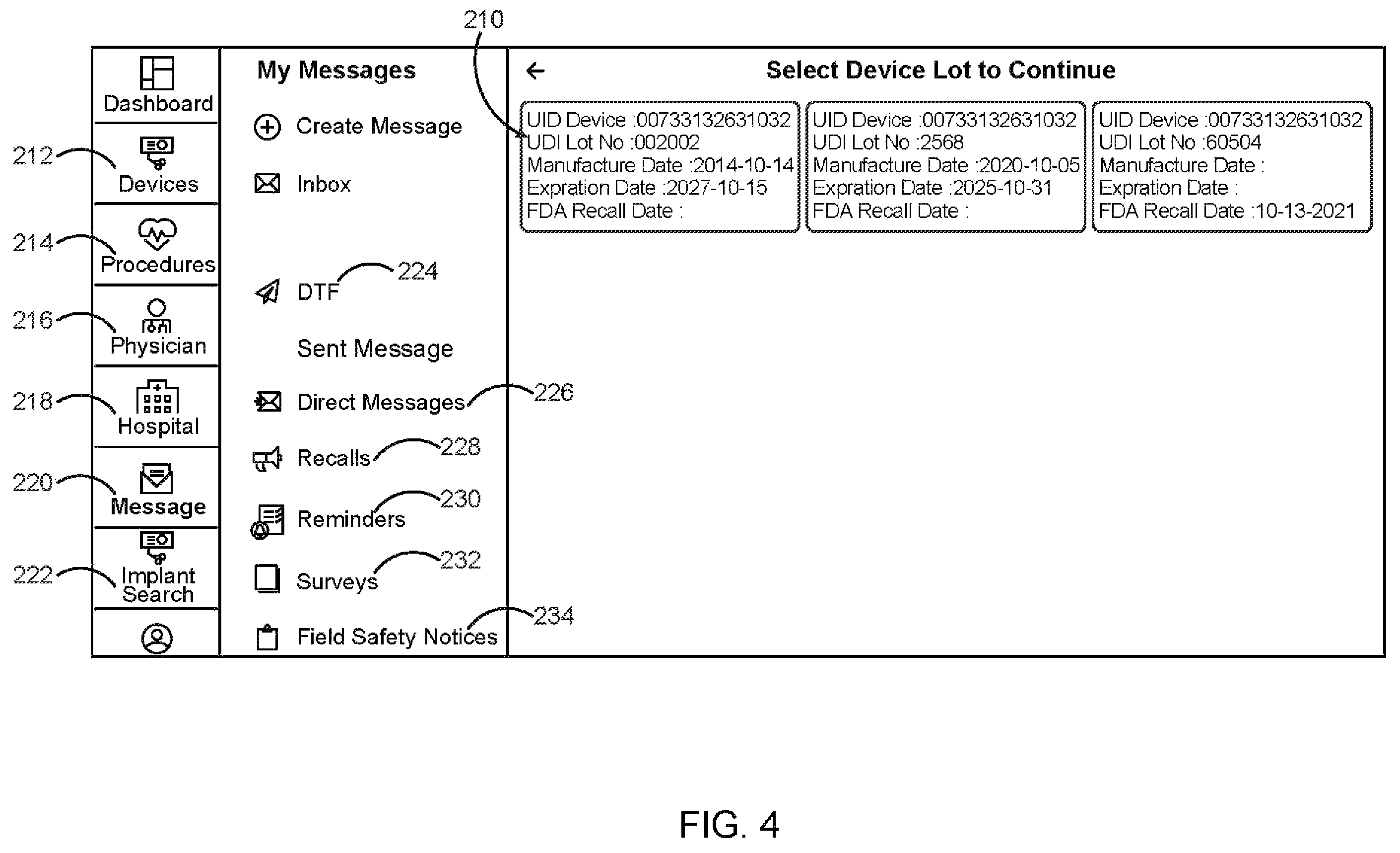 Patent US12426987 Figure 4 – Medical implant tracking system