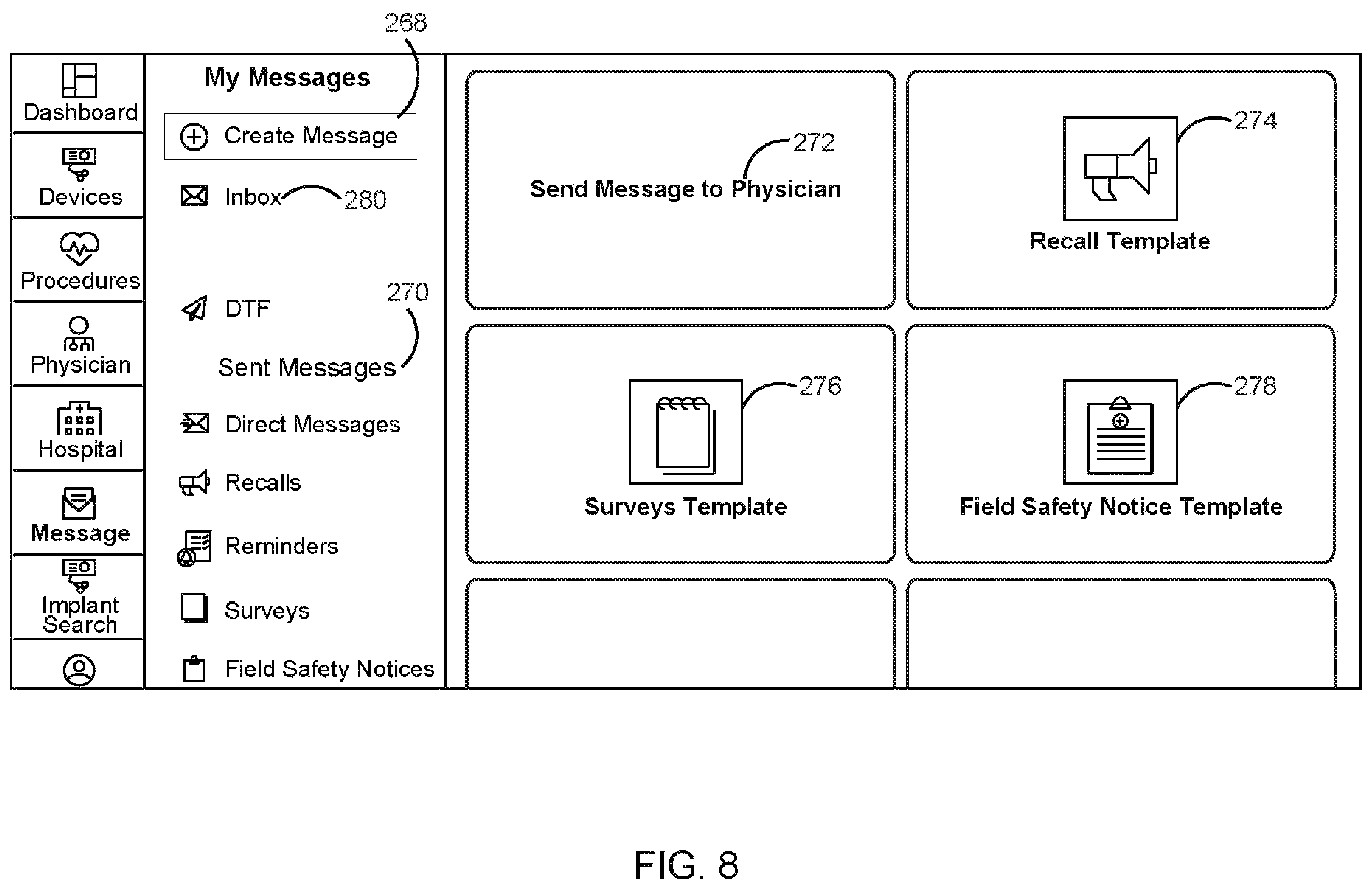 Patent US12426987 Figure 8 – Medical implant tracking system
