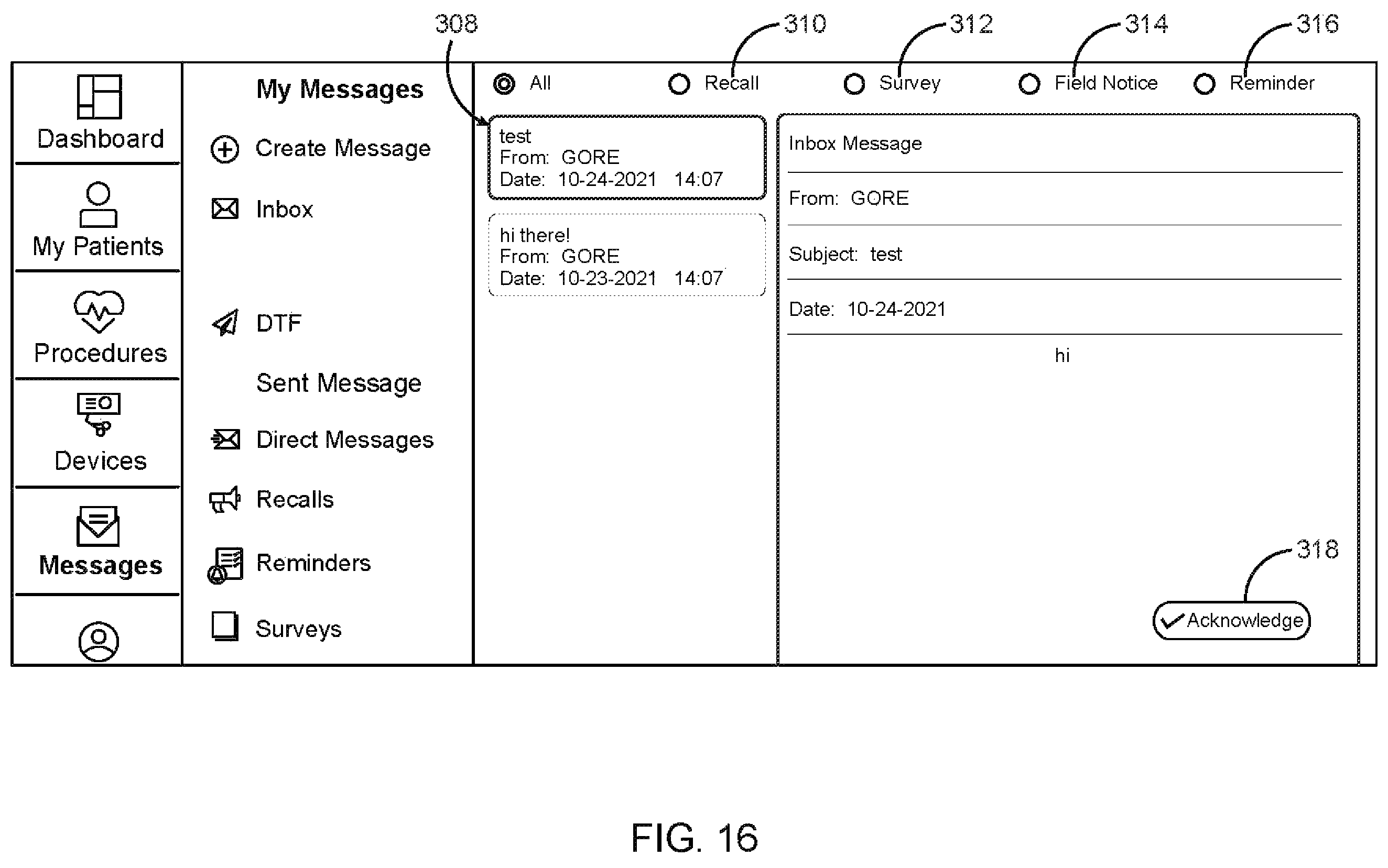 Patent US12426987 Figure 16 – Medical implant tracking system