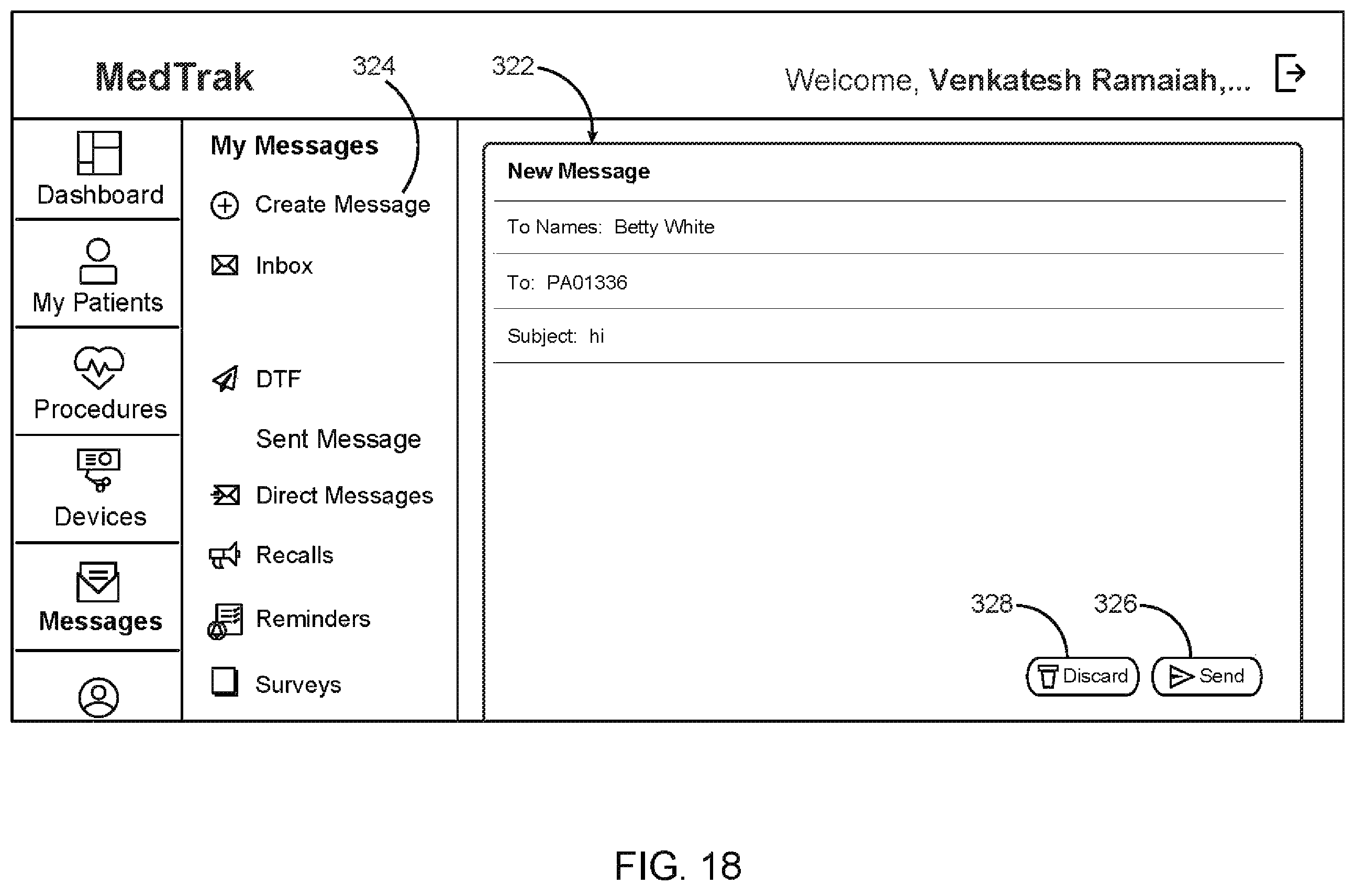 Patent US12426987 Figure 18 – Medical implant tracking system