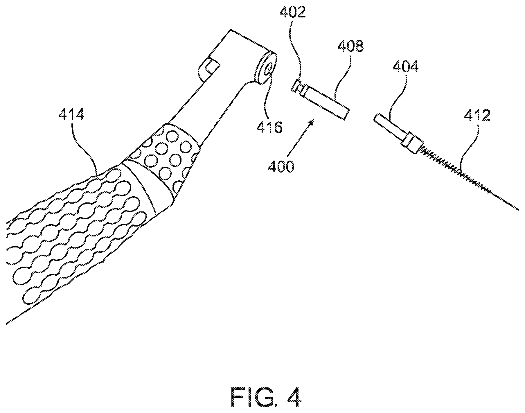 Patent US12426990 Figure 4 – Handpiece adapter for an endodontic file