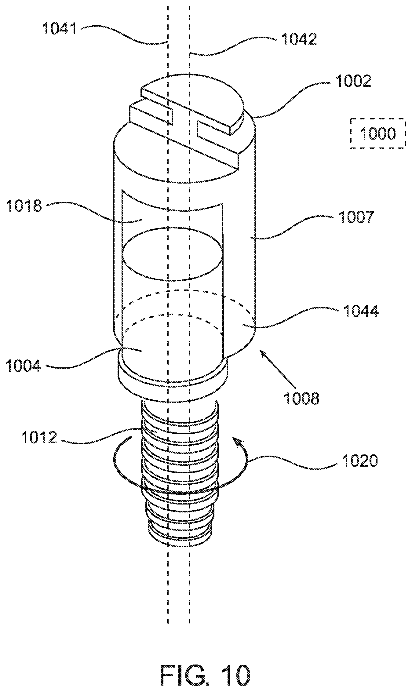 Patent US12426990 Figure 10 – Handpiece adapter for an endodontic file