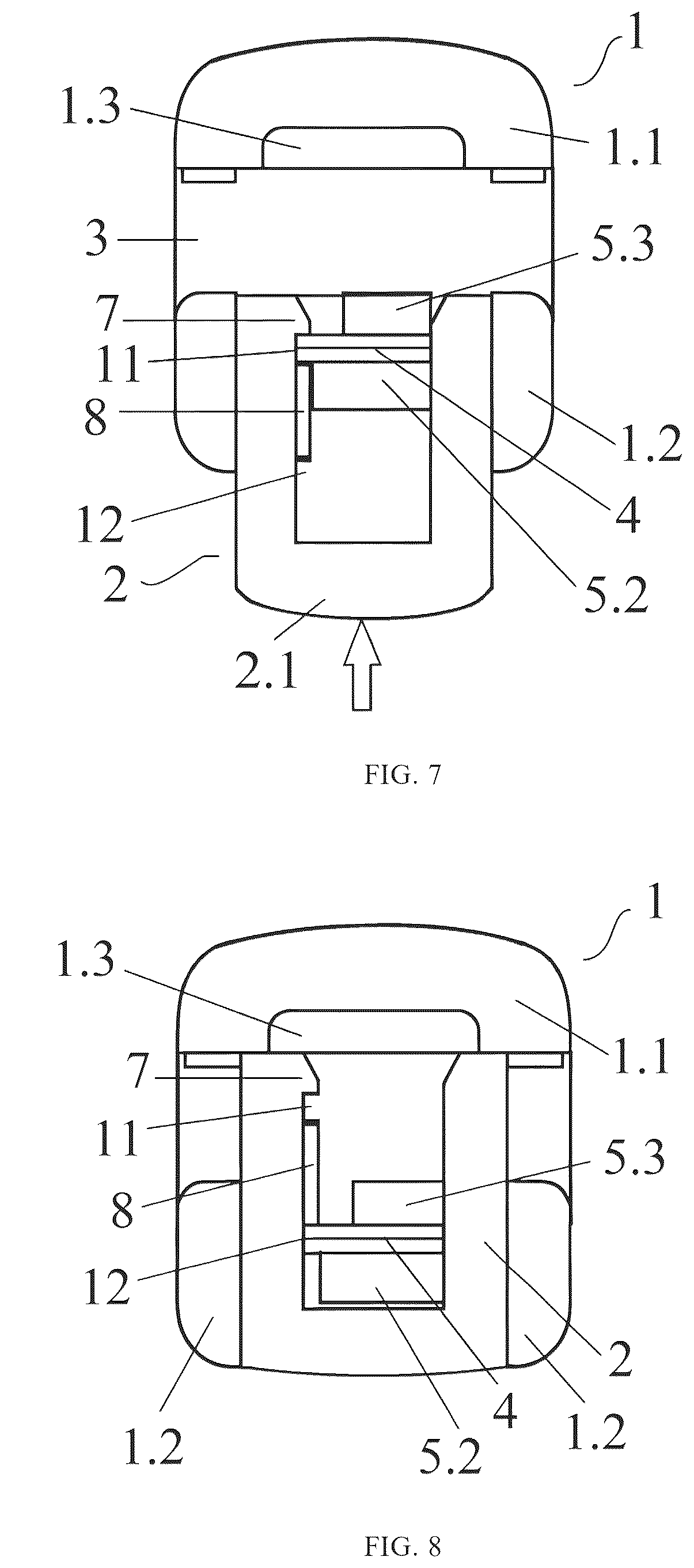 Patent US12426995 Figure 4 – Orthodontic self-locking system adapted to ribbon arch wire