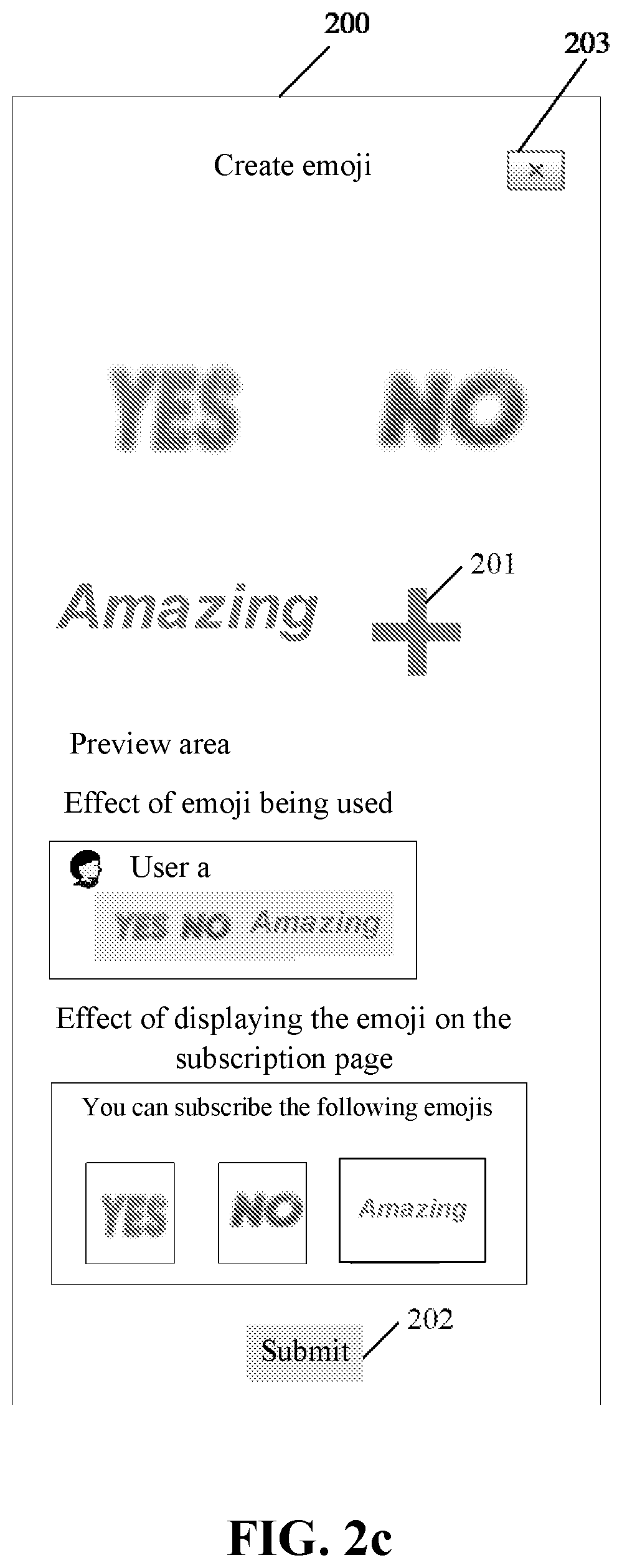 Patent US12430001 Figure 3 – Emoji preview method and apparatus, device and medium