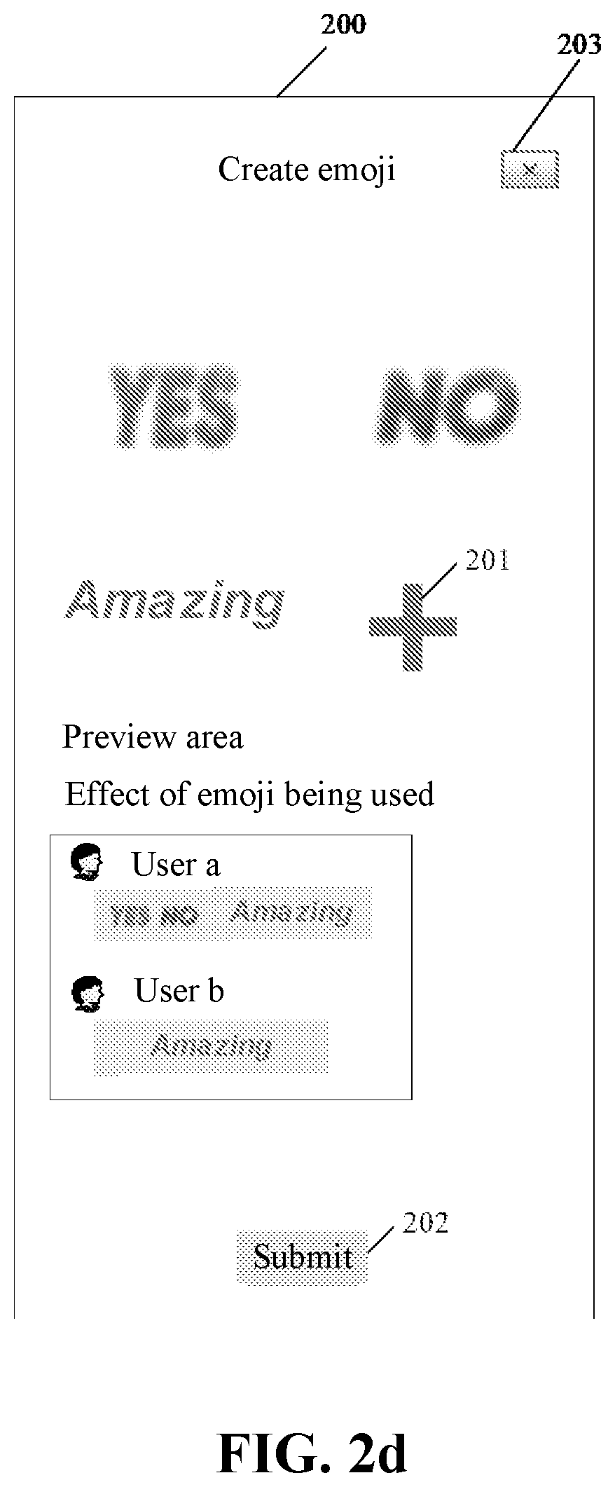 Patent US12430001 Figure 4 – Emoji preview method and apparatus, device and medium