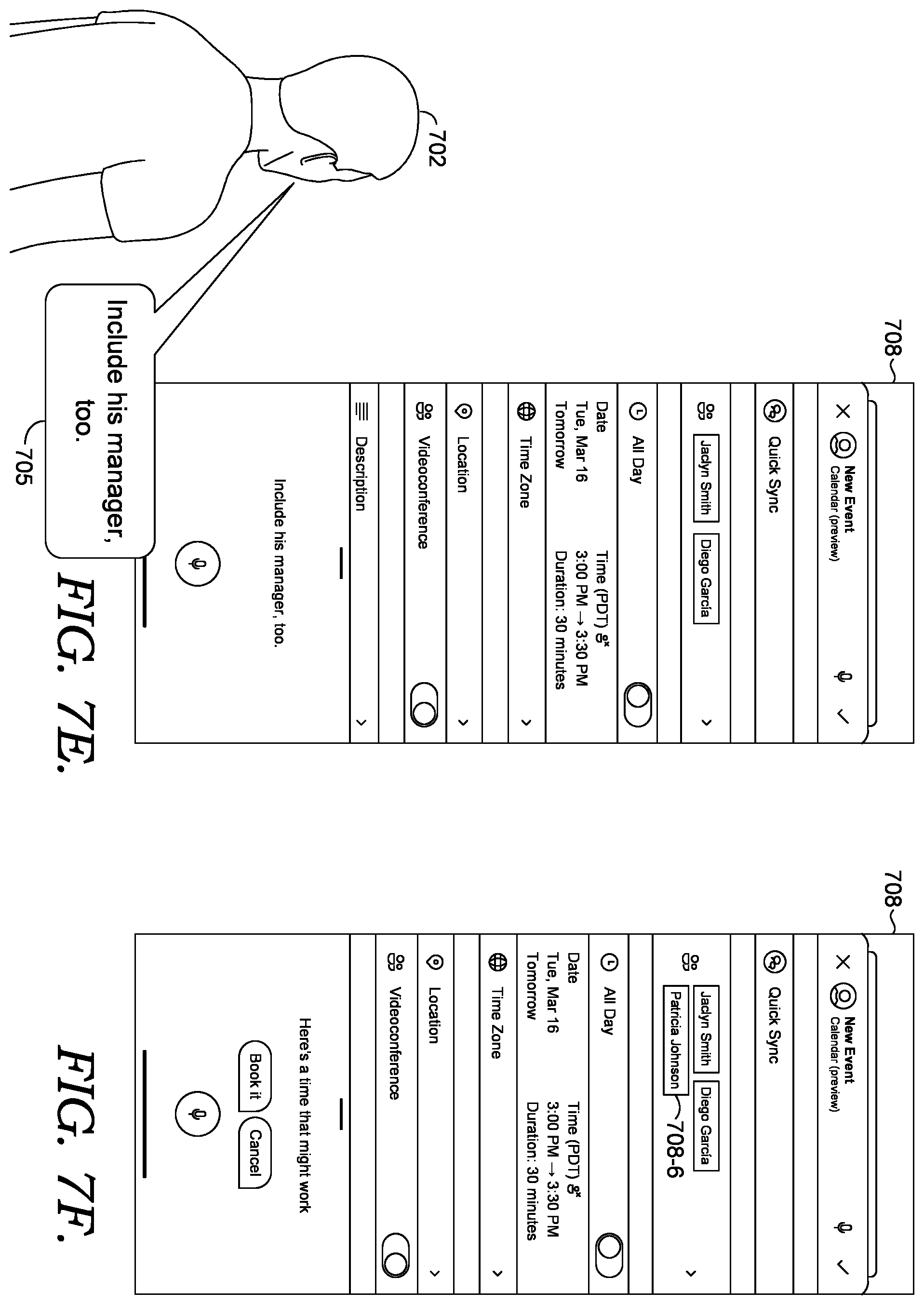 Patent US12430011 Figure 10 – Voice assistant-enabled client application with user view context and multi-modal input support