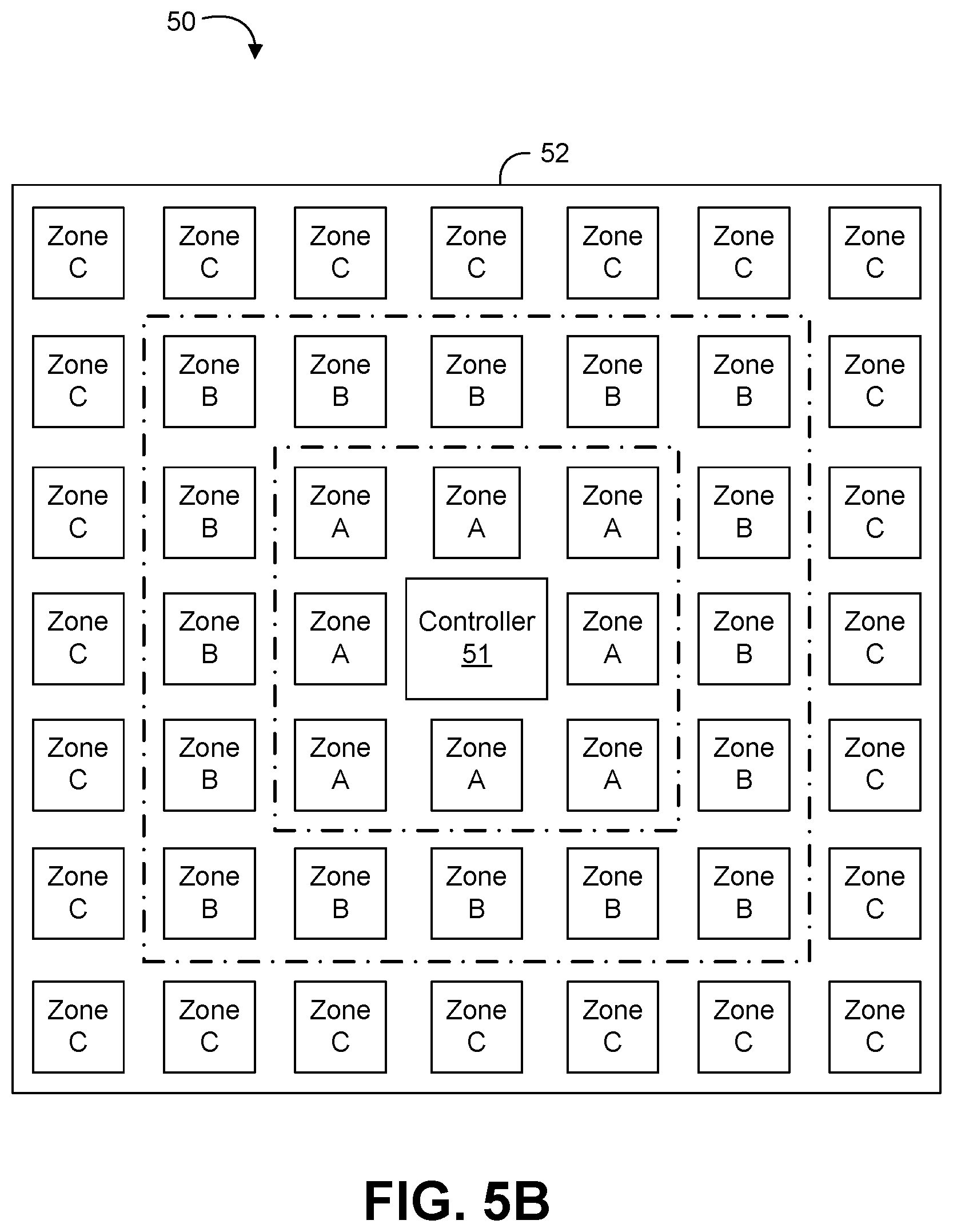 Patent US12430069 Figure 5 – SSD with multiple bandwidth tiers based on physical characteristics