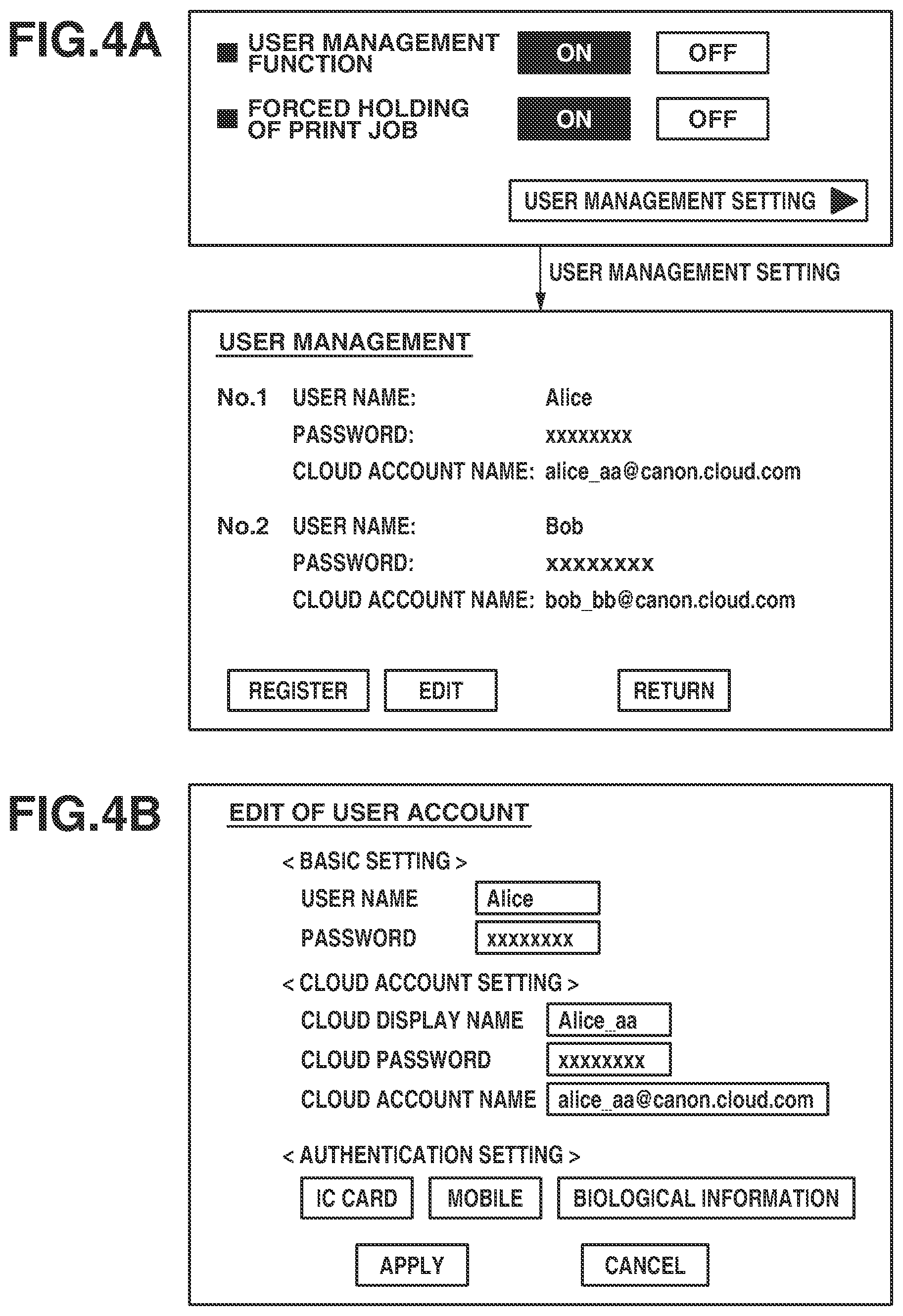 Patent US12430086 Figure 4 – Printing apparatus, control method, and storage medium for performing printing using a cloud print service
