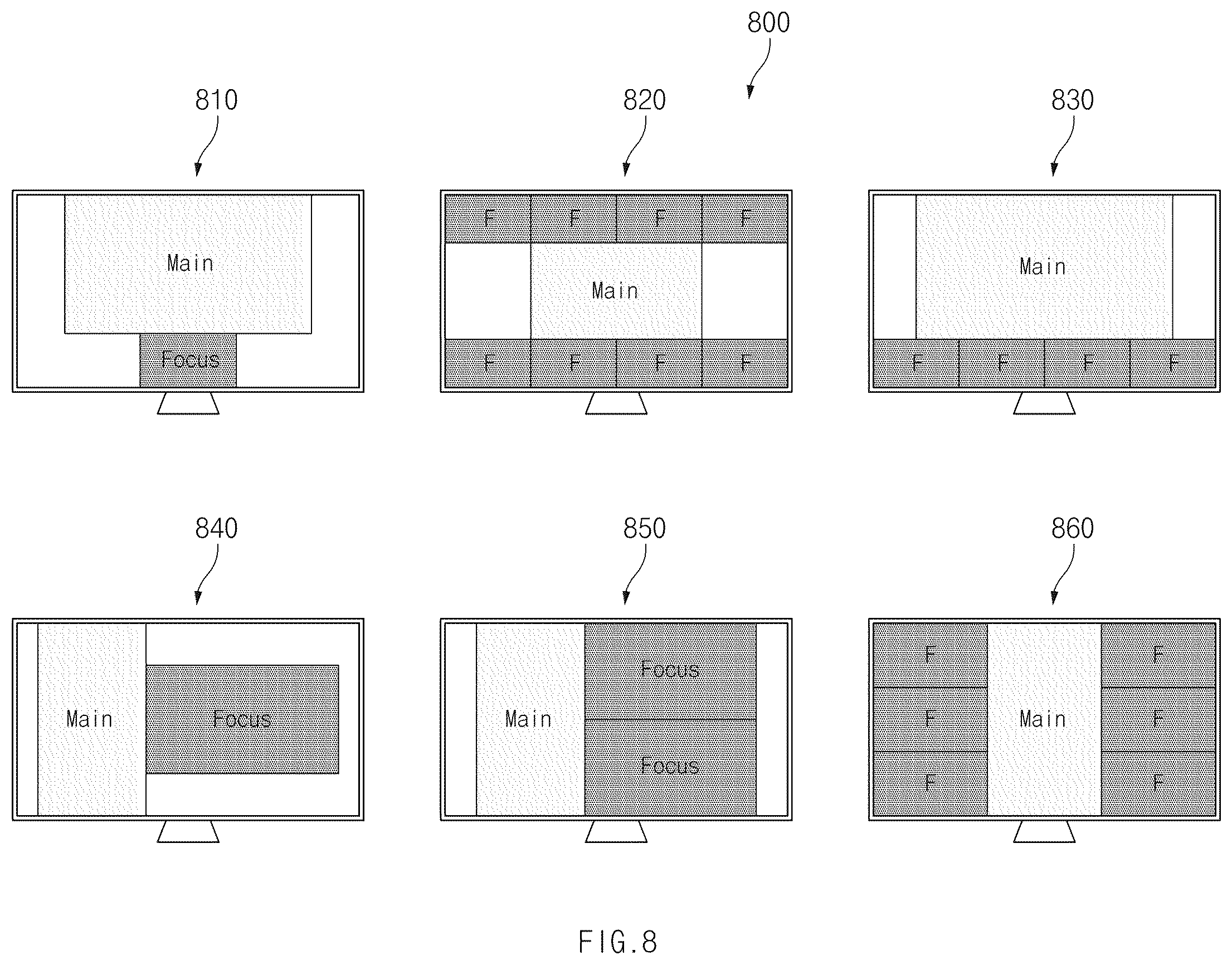 Patent US12430091 Figure 8 – Screen sharing method and electronic device therefor