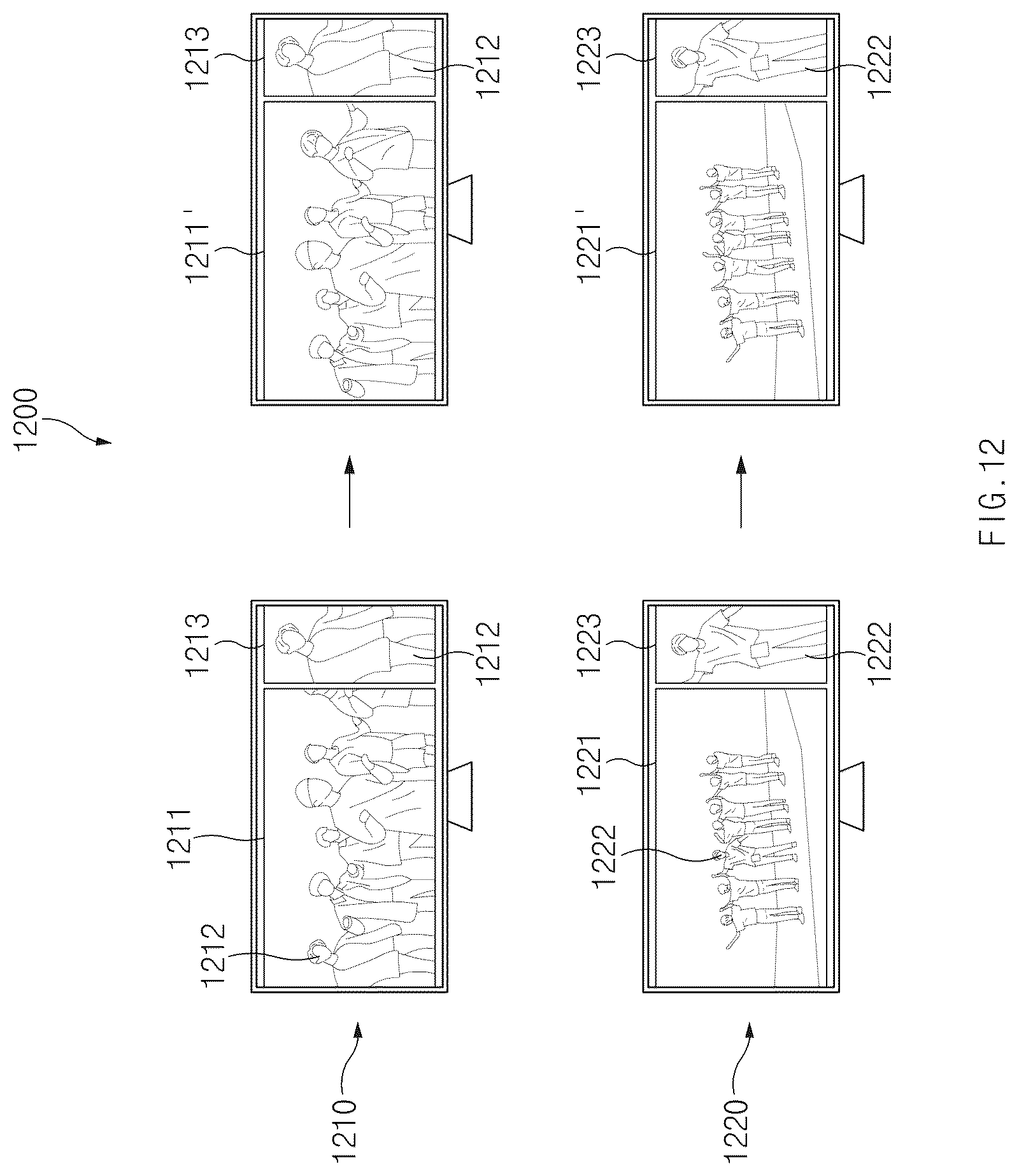Patent US12430091 Figure 12 – Screen sharing method and electronic device therefor