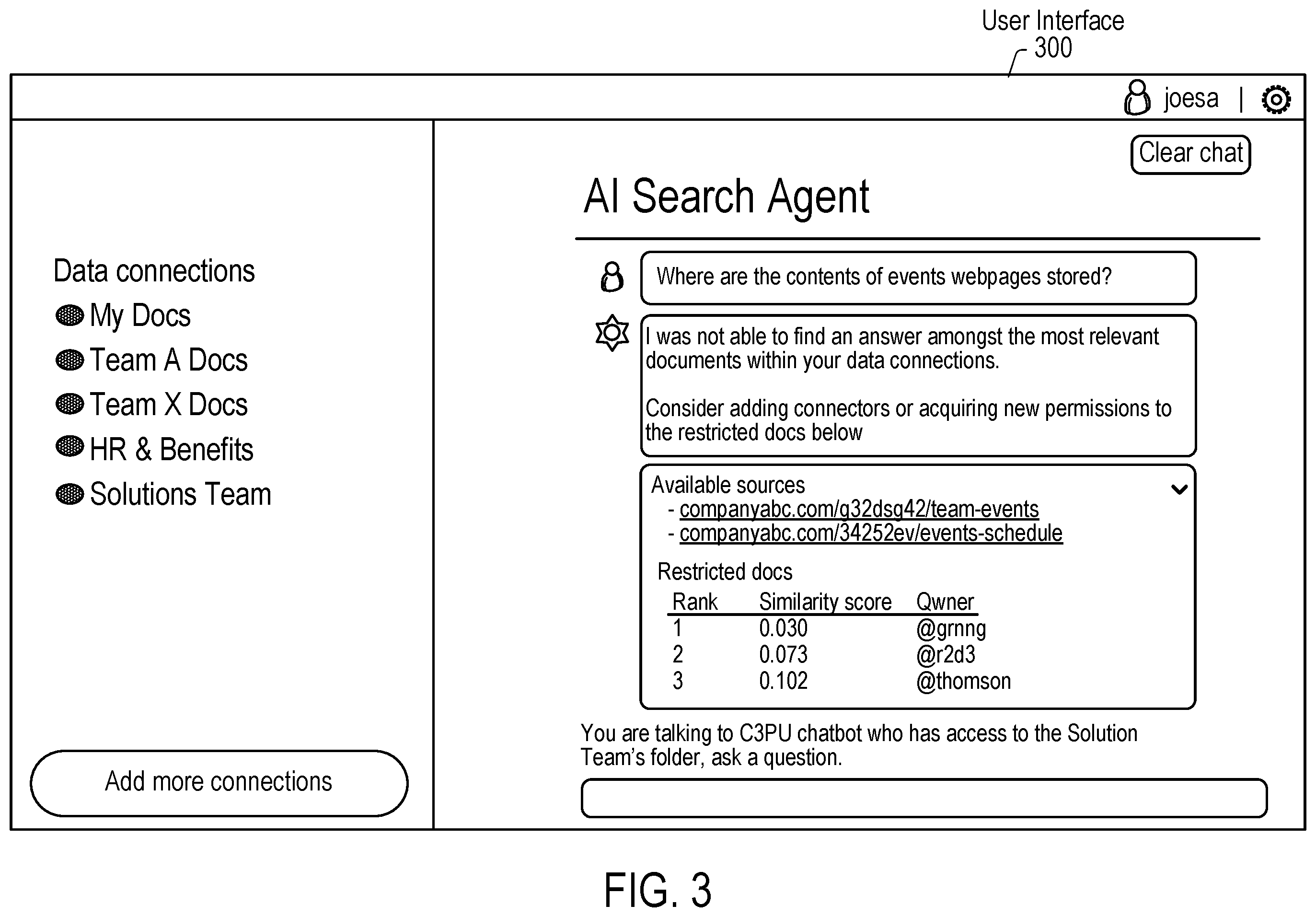Patent US12430344 Figure 3 – Secure distributed document discovery via vector similarity
