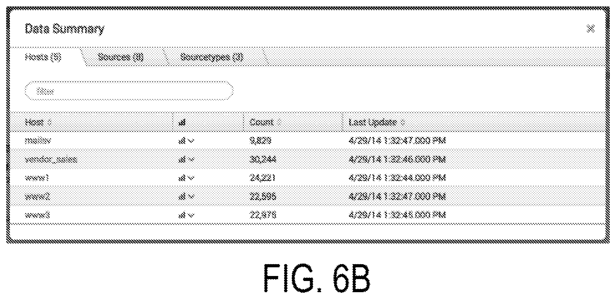 Patent US12430356 Figure 7 – Data source visualizations