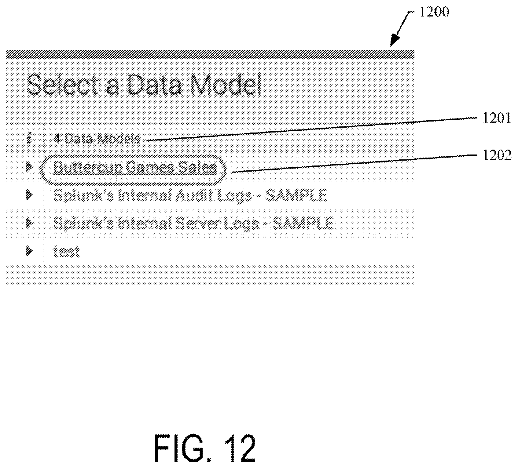 Patent US12430356 Figure 19 – Data source visualizations