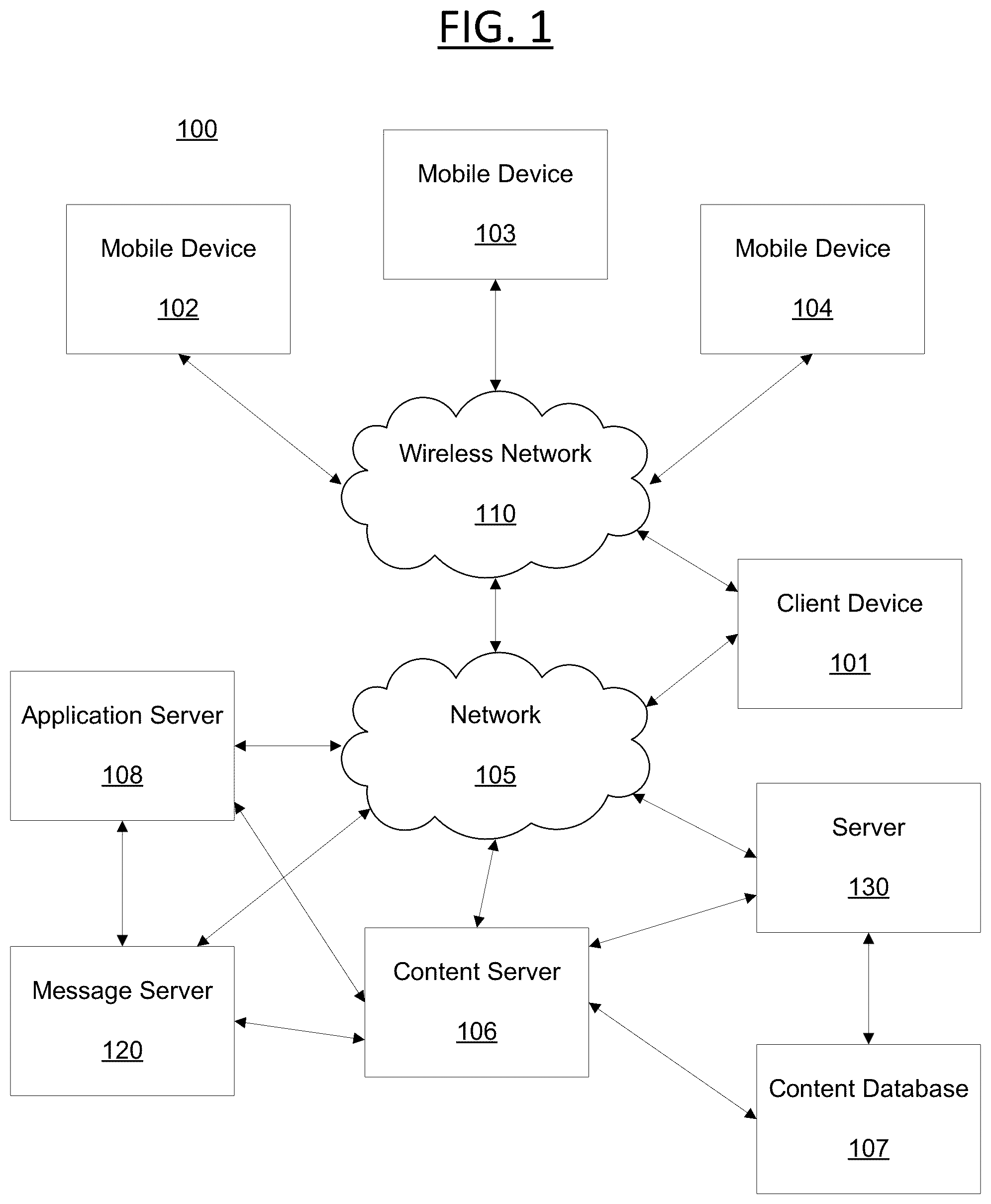 Patent US12430387 Figure 1 – Computerized system and method for display of modified machine-generated messages