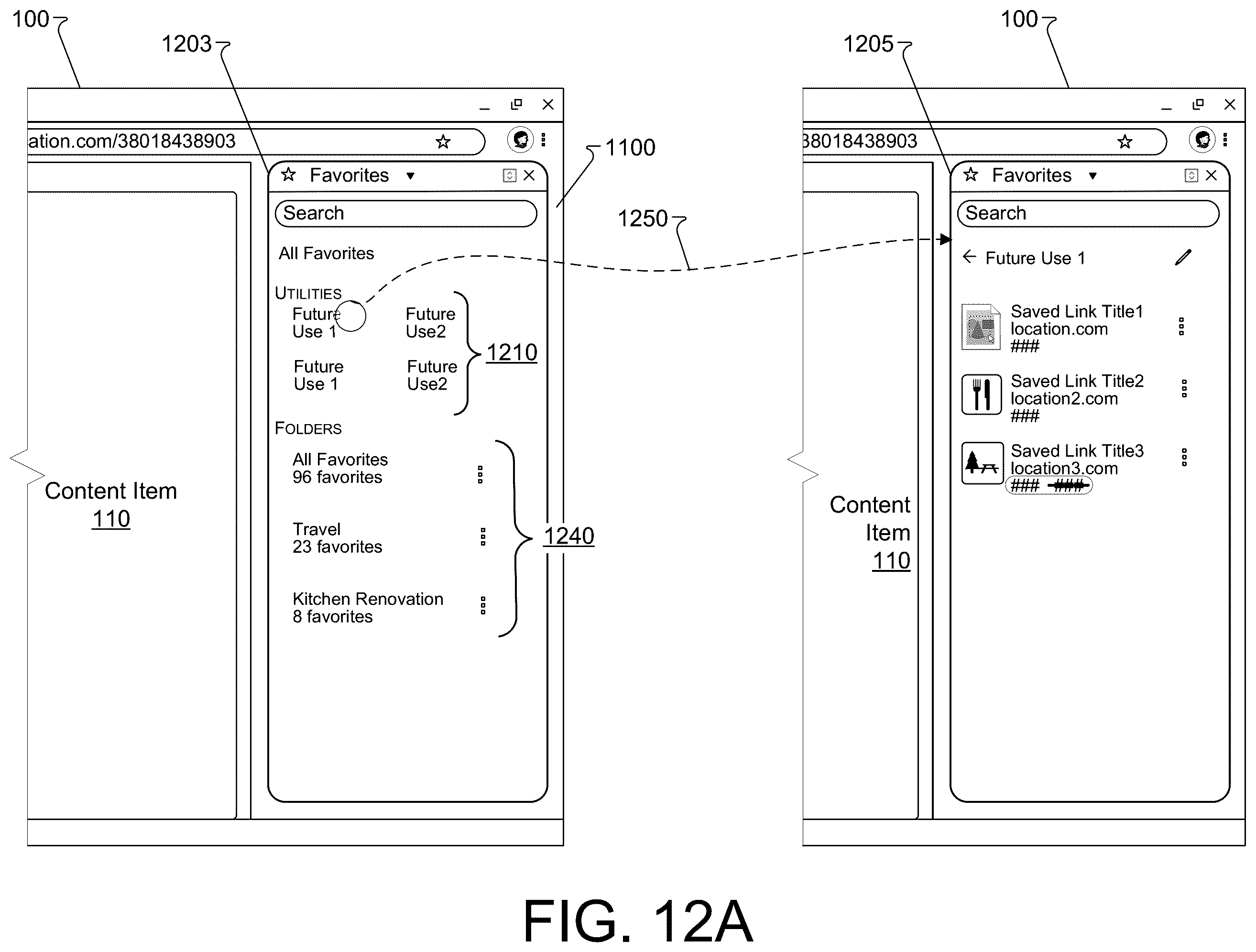 Patent US12430394 Figure 9 – Future use intents for saved resources in a browser environment