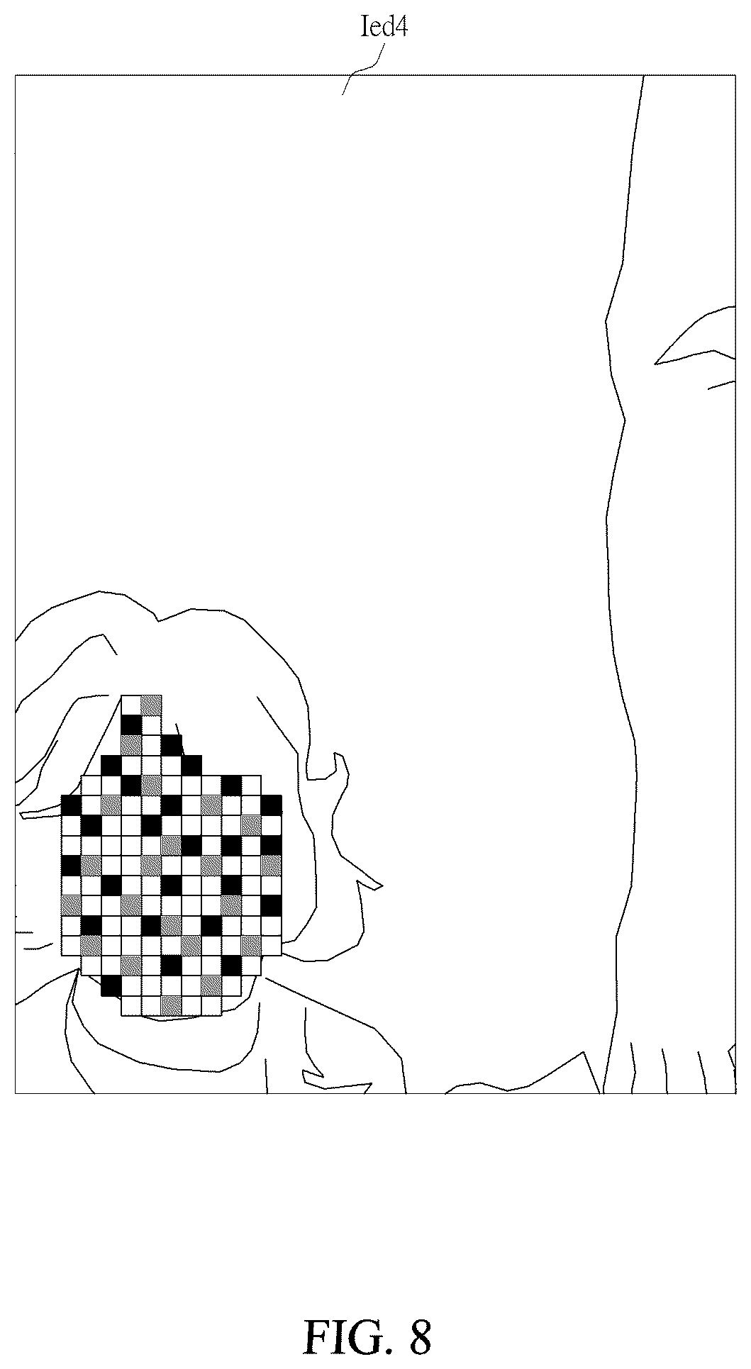 Patent US12430472 Figure 8 – System for verifying edited image